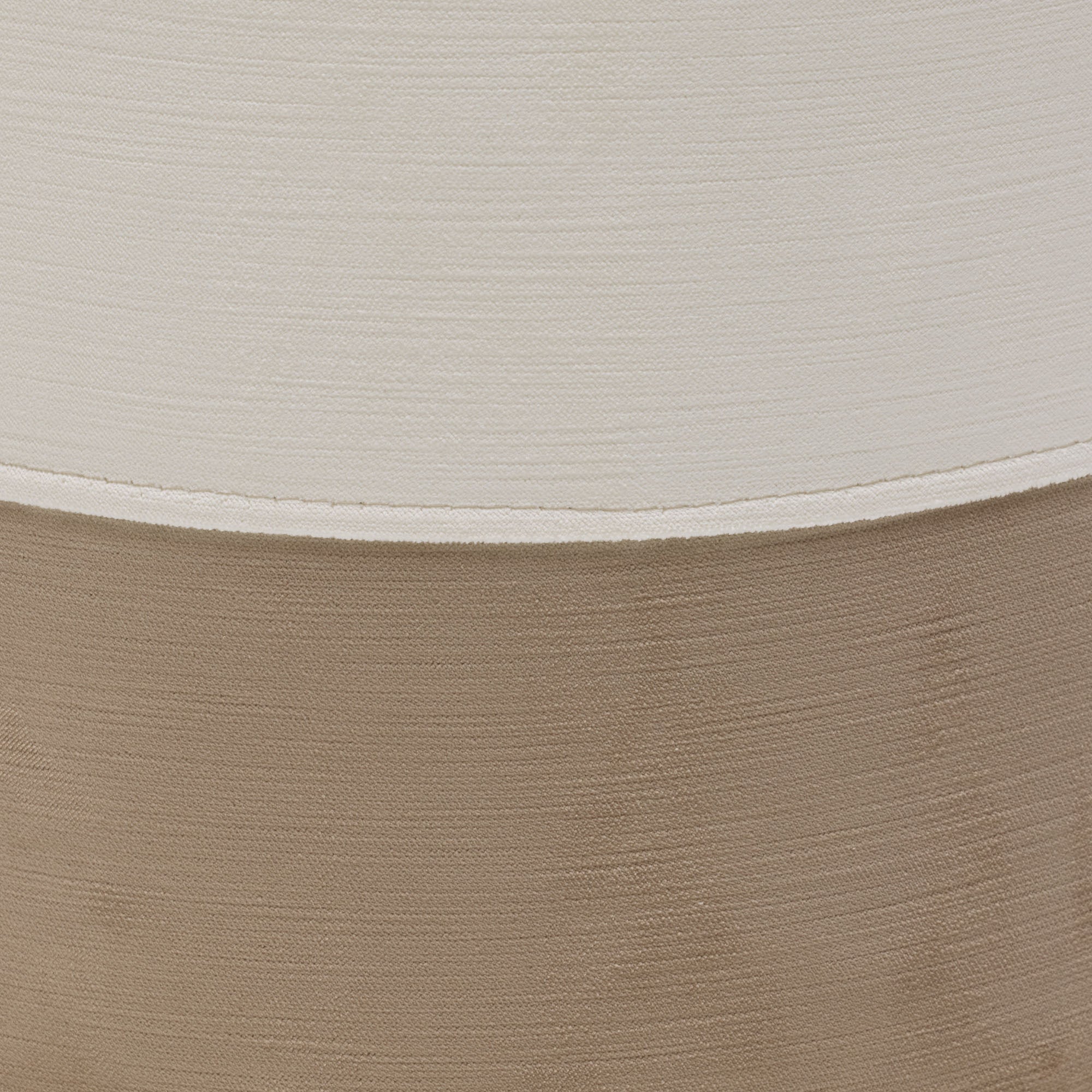 Elegante pouf NOE avorio e beige