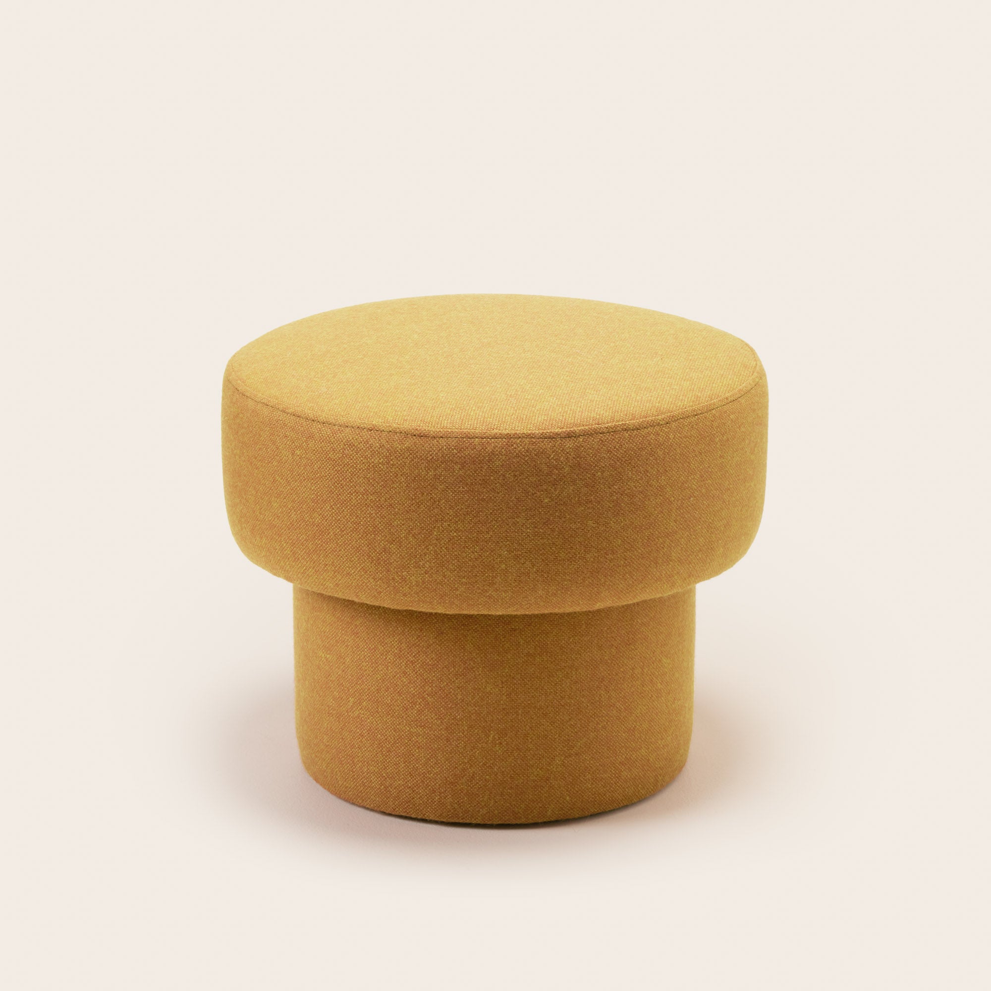 POPPIE marcelo yellow ocher pouf
