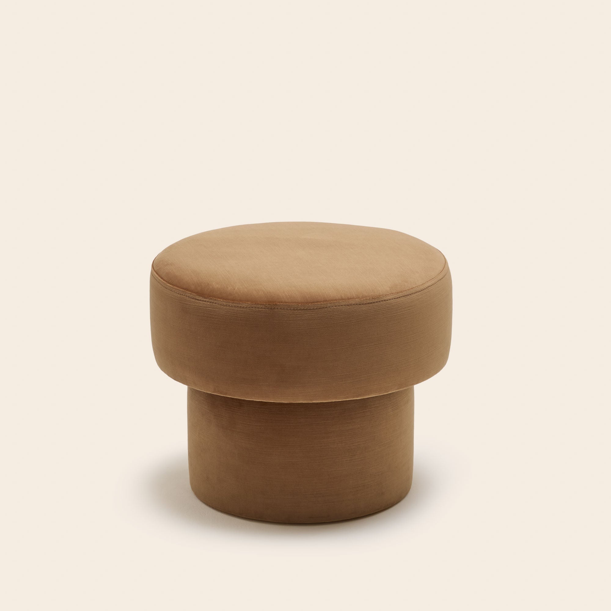 Pouf POPPIE cammello oro