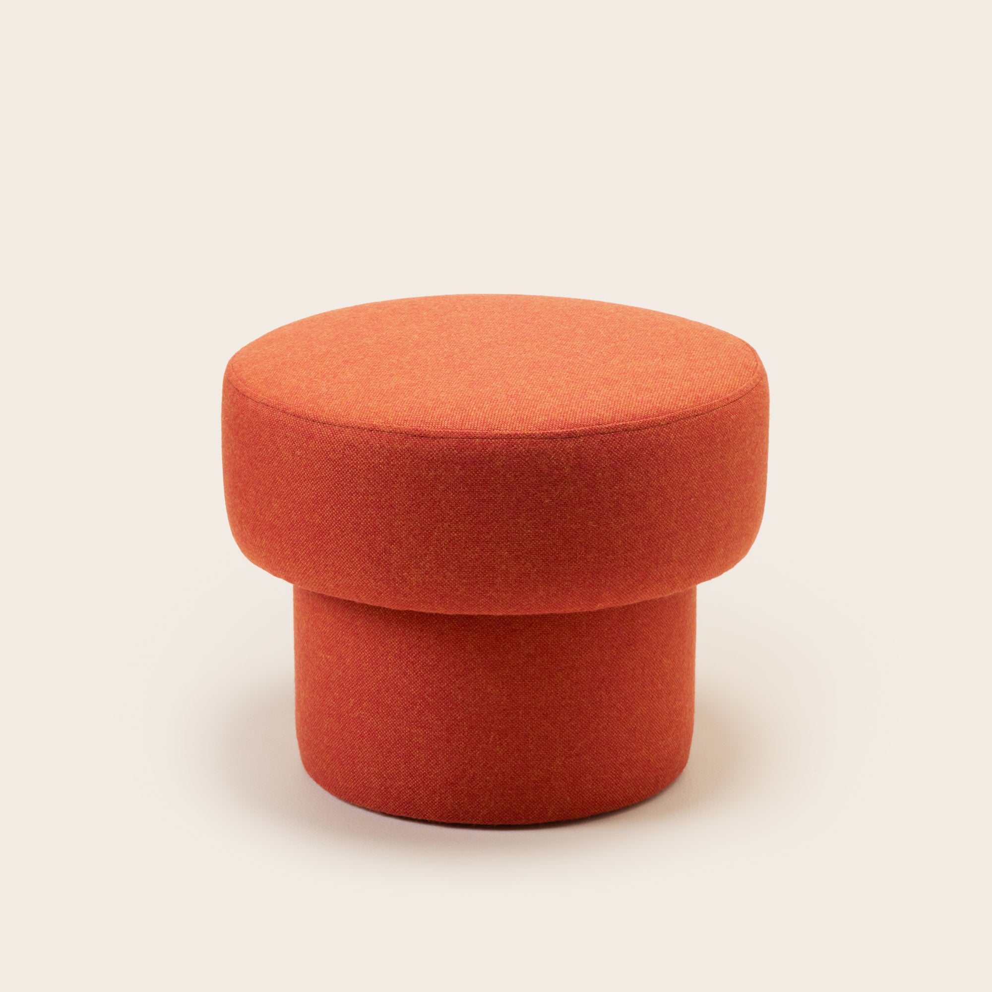 POPPIE marcelo pouf burnt orange