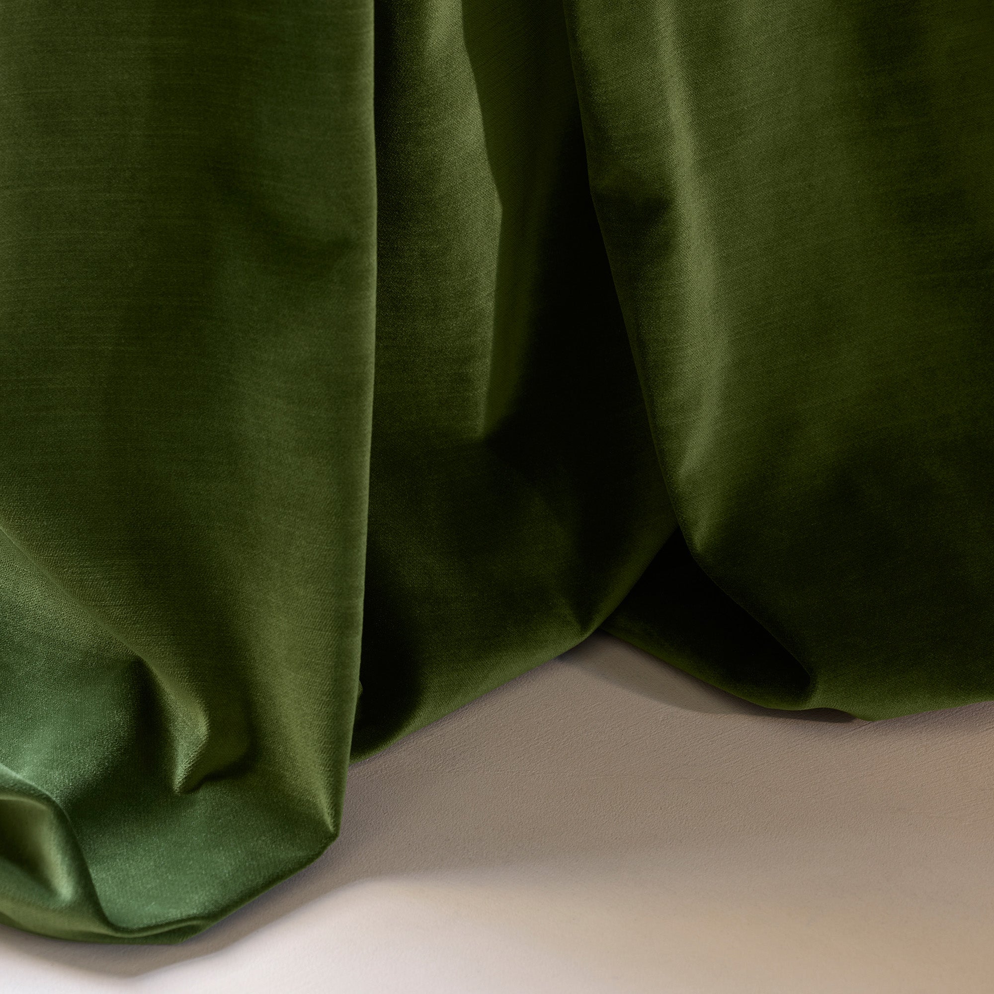 Rideau à oeillets dorés DALILA vert olive