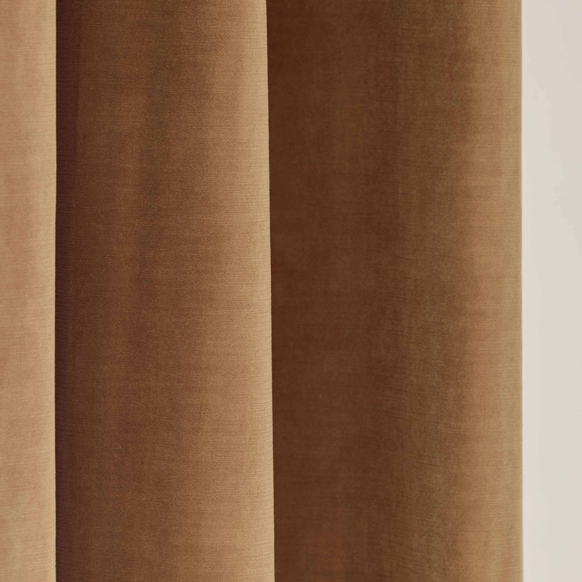 Rideau à galon fronceur DALILA camel doré