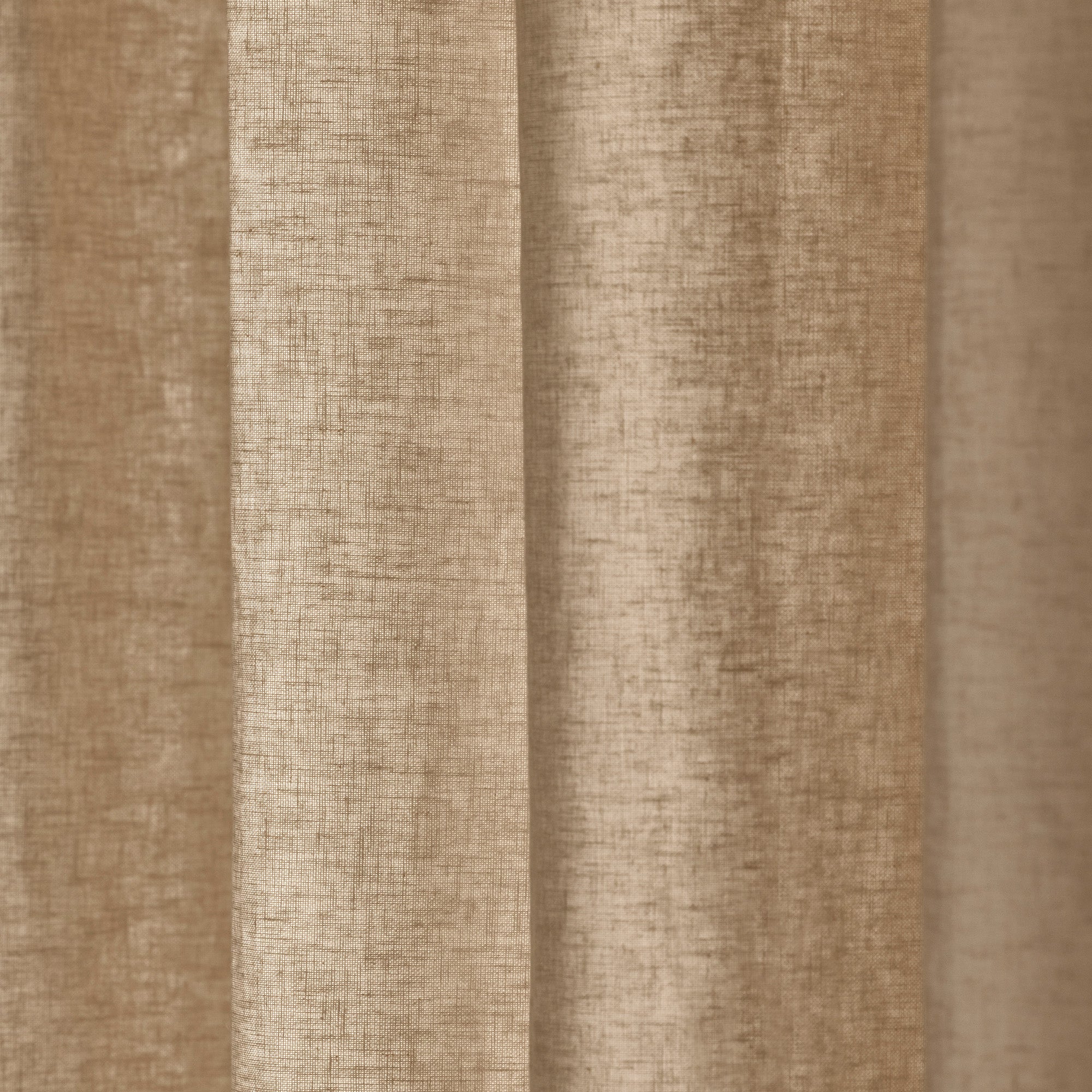 Rideau à oeillets dorés LEOLINO beige minéral