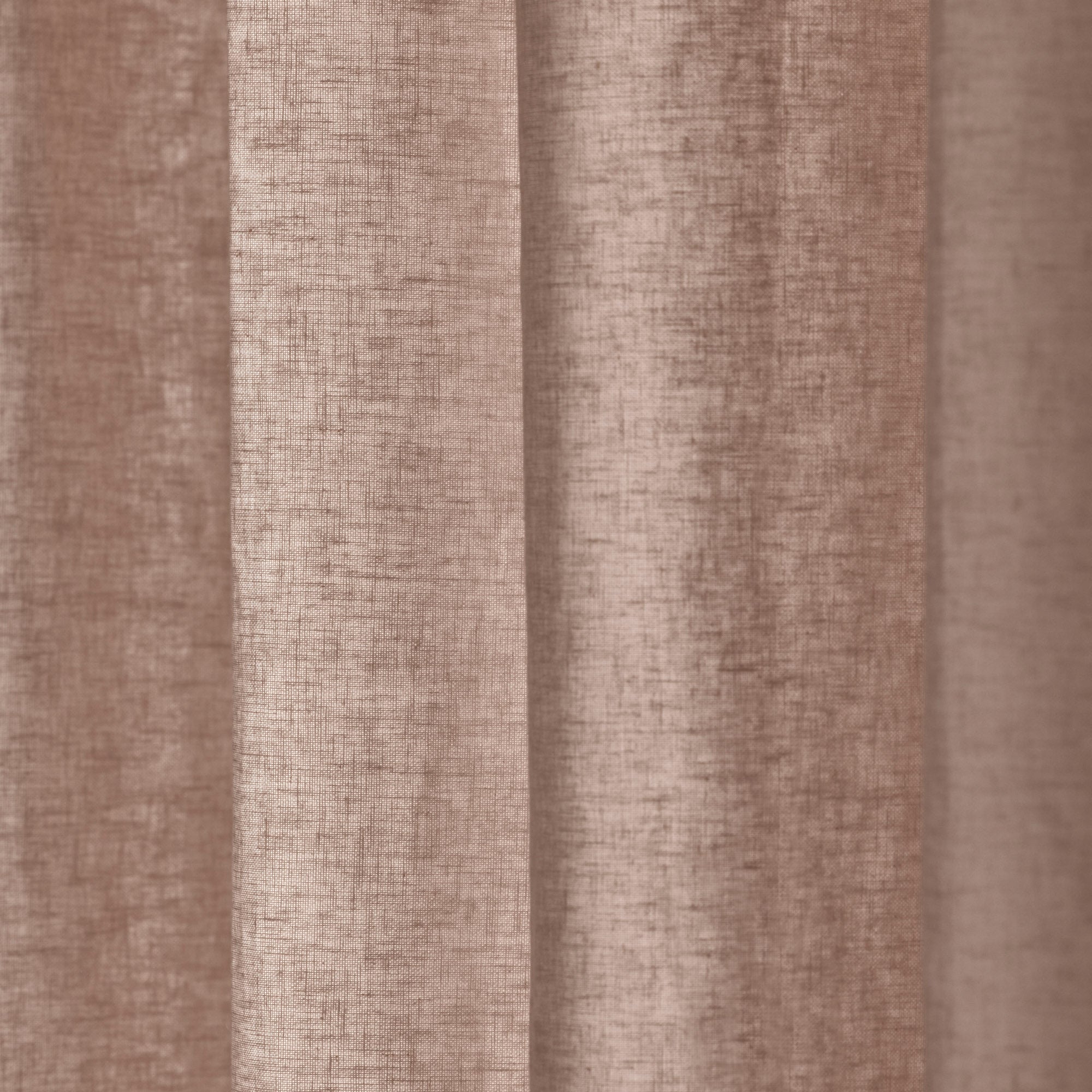 Rideau à oeillets dorés LEOLINO rose des sables