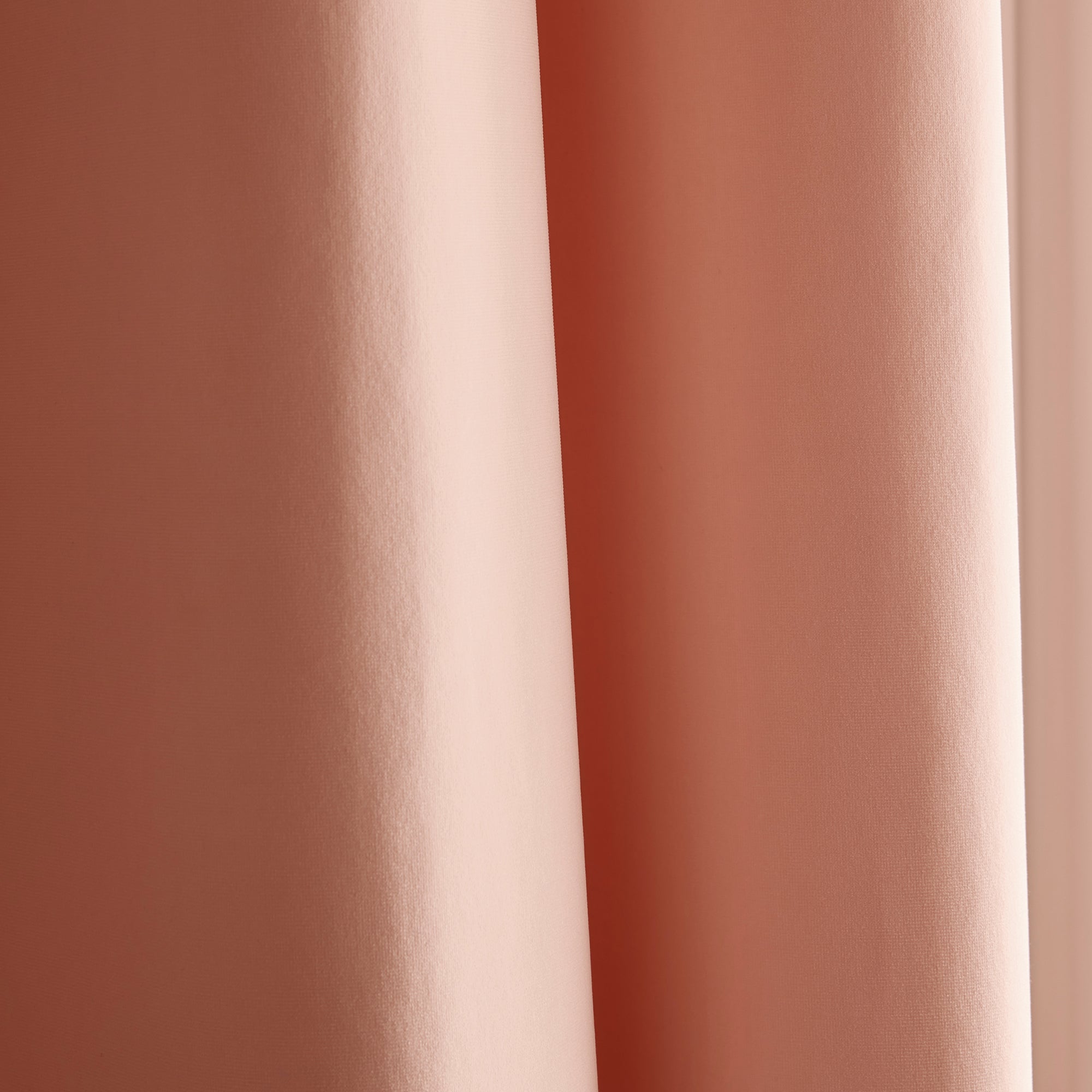 Rideau à oeillets dorés MATIA rose pétale