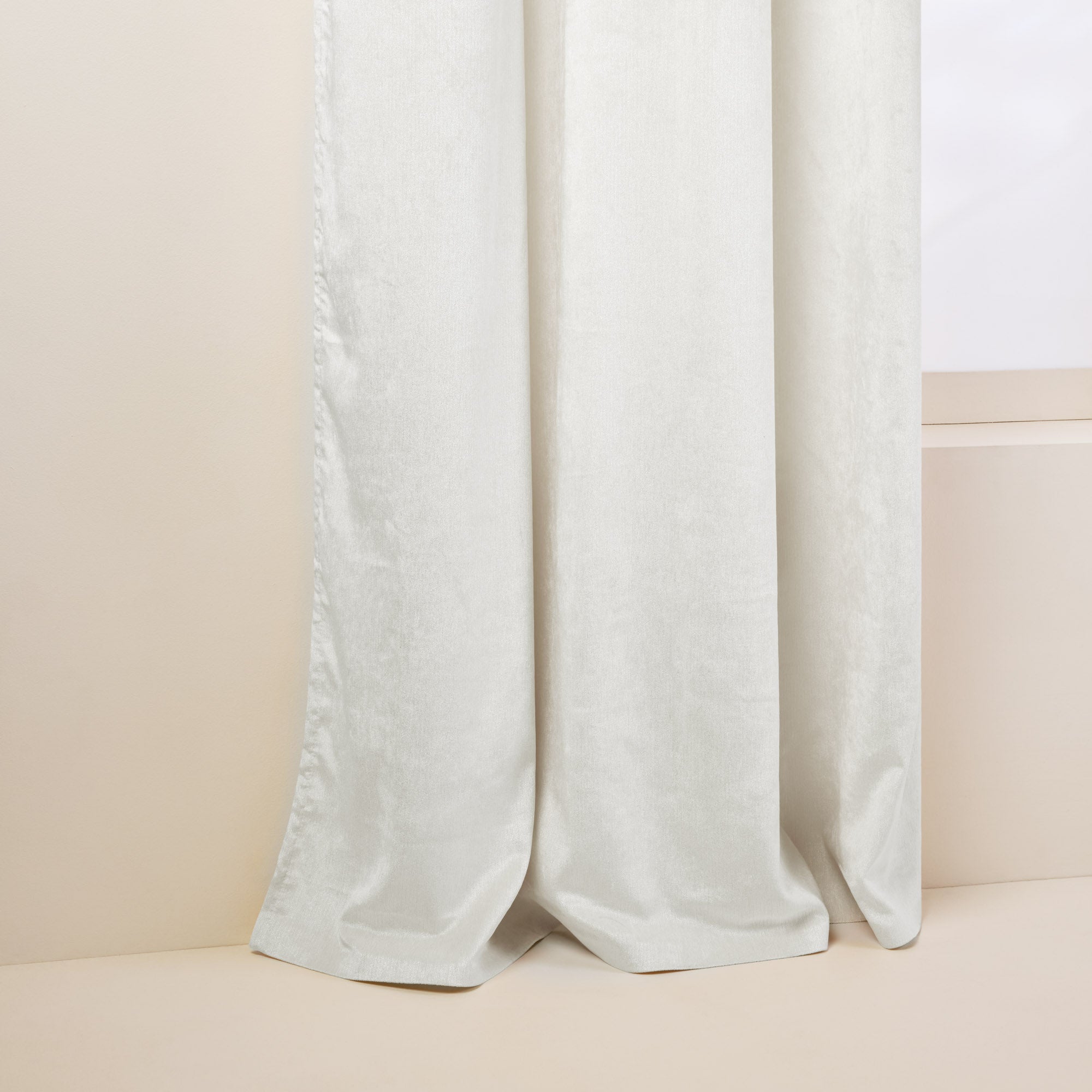 Rideau à oeillets BAZYL ivoire