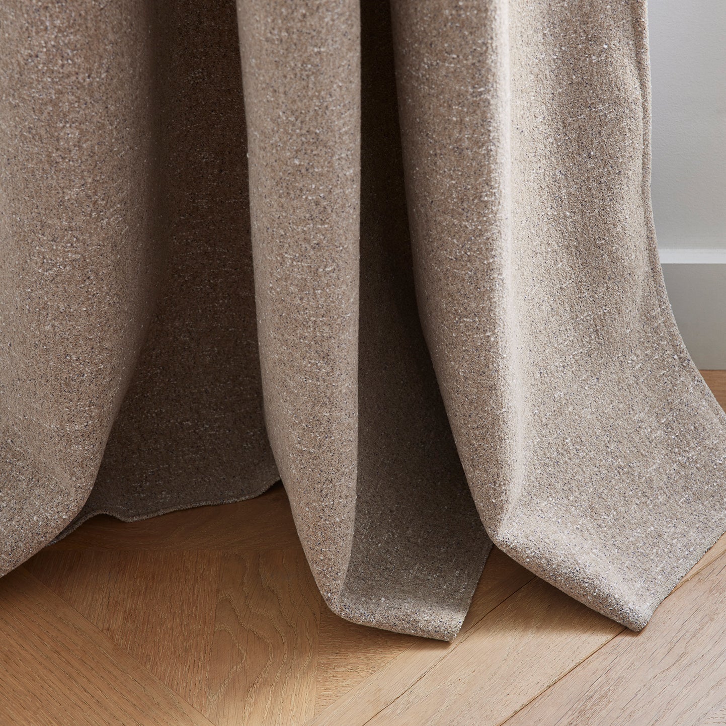 Rideau à oeillets BLIZZAR beige granité