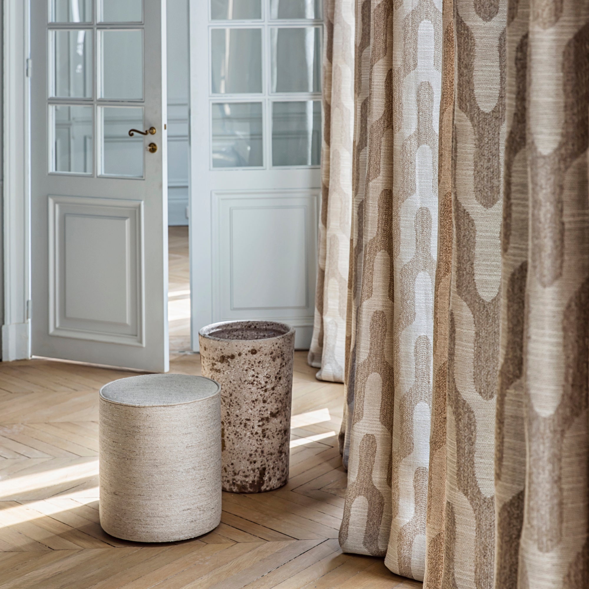 Natürlicher Ösenvorhang MARCUS