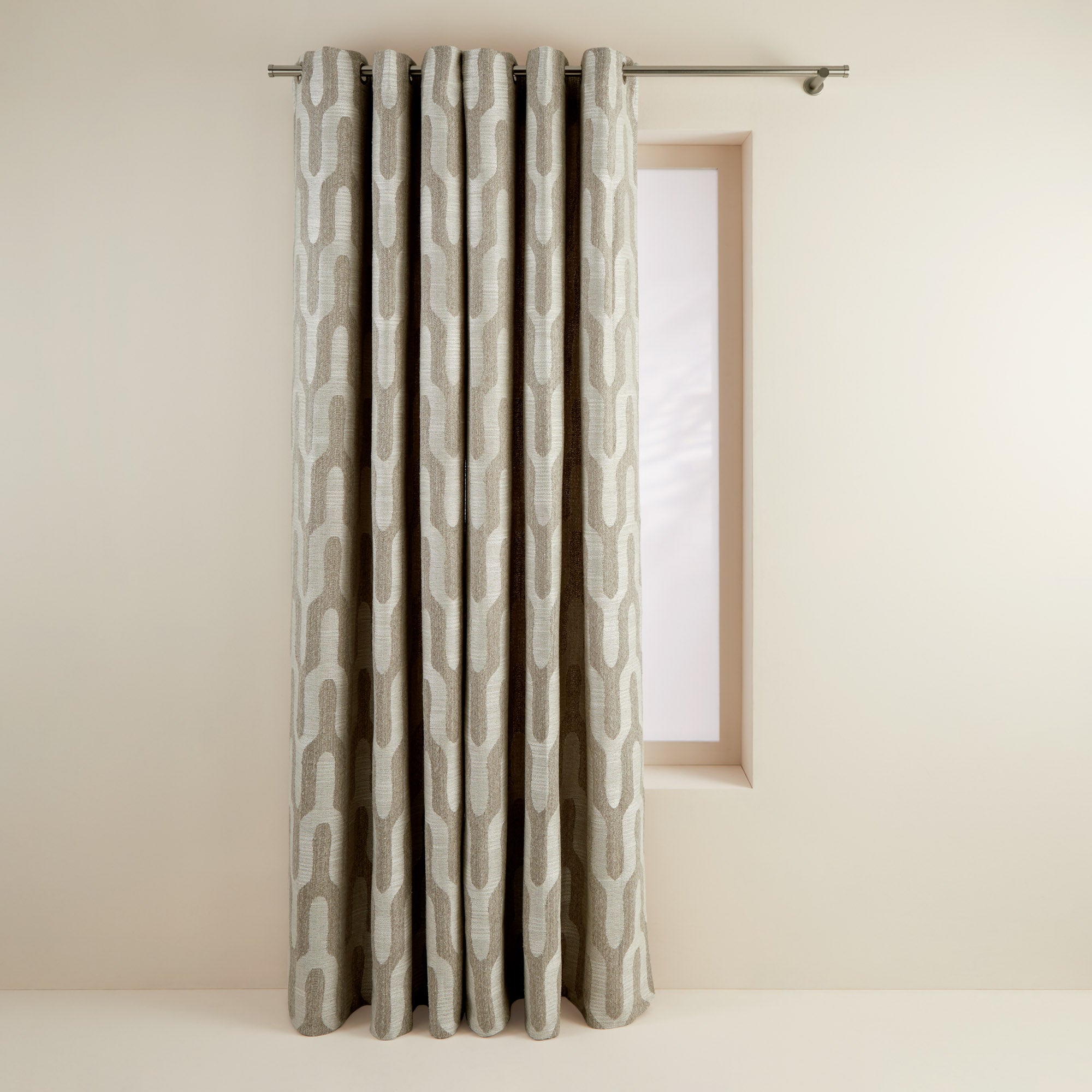 Natürlicher Ösenvorhang MARCUS