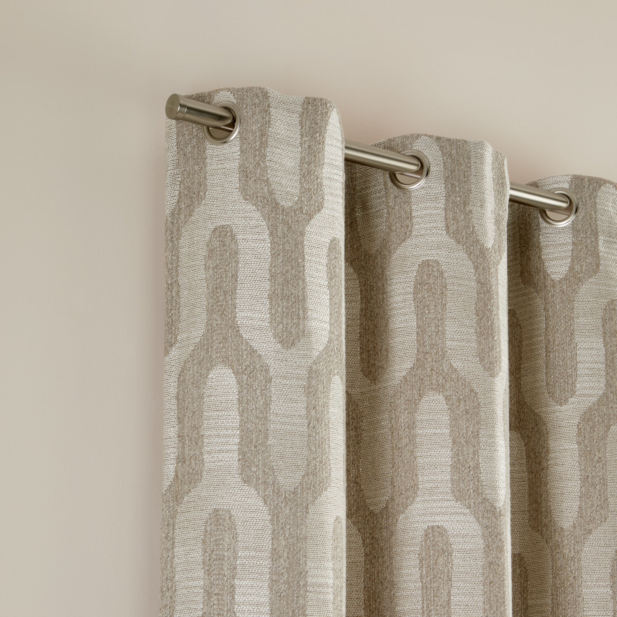 Natürlicher Ösenvorhang MARCUS