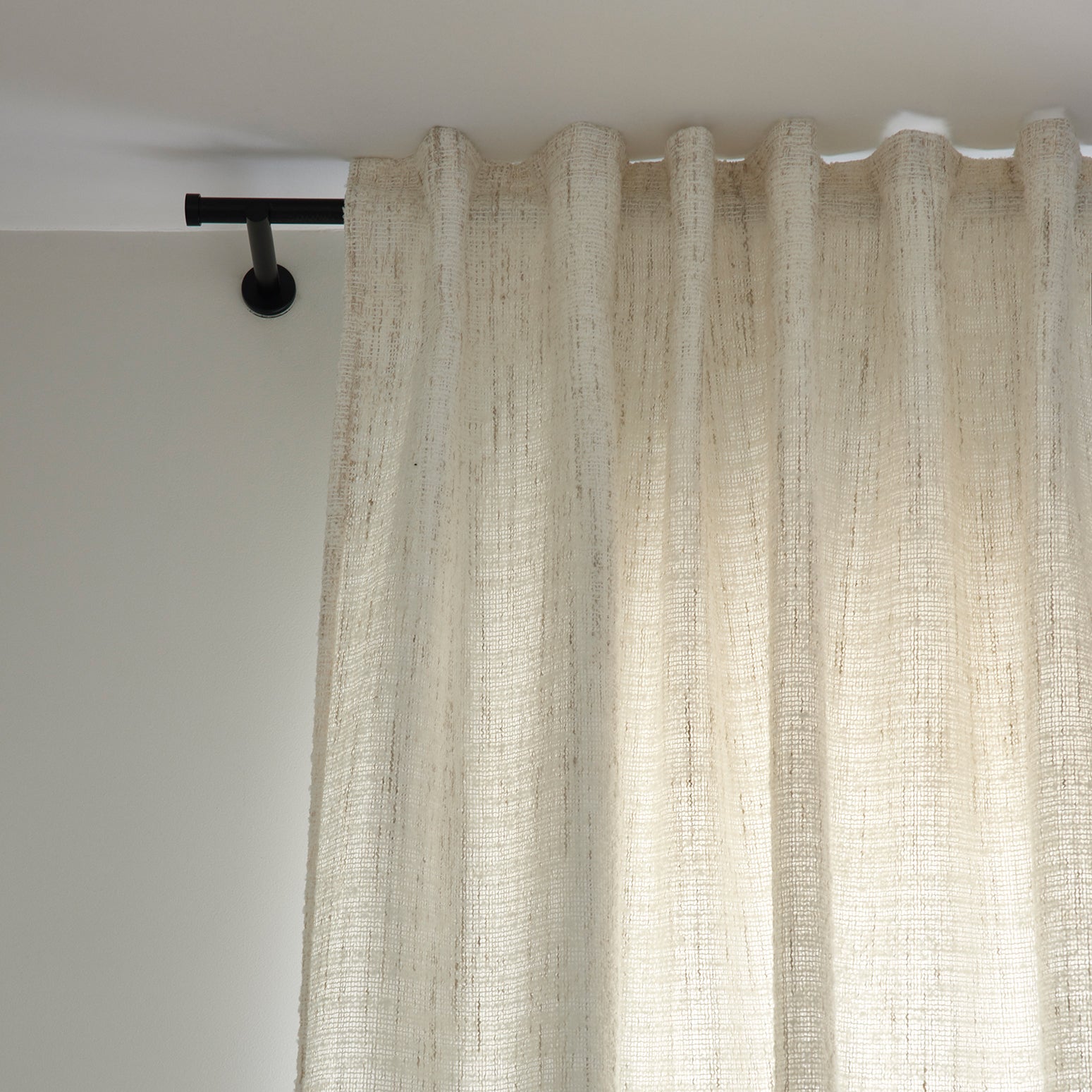Rideau à passants MERYBELLE ivoire