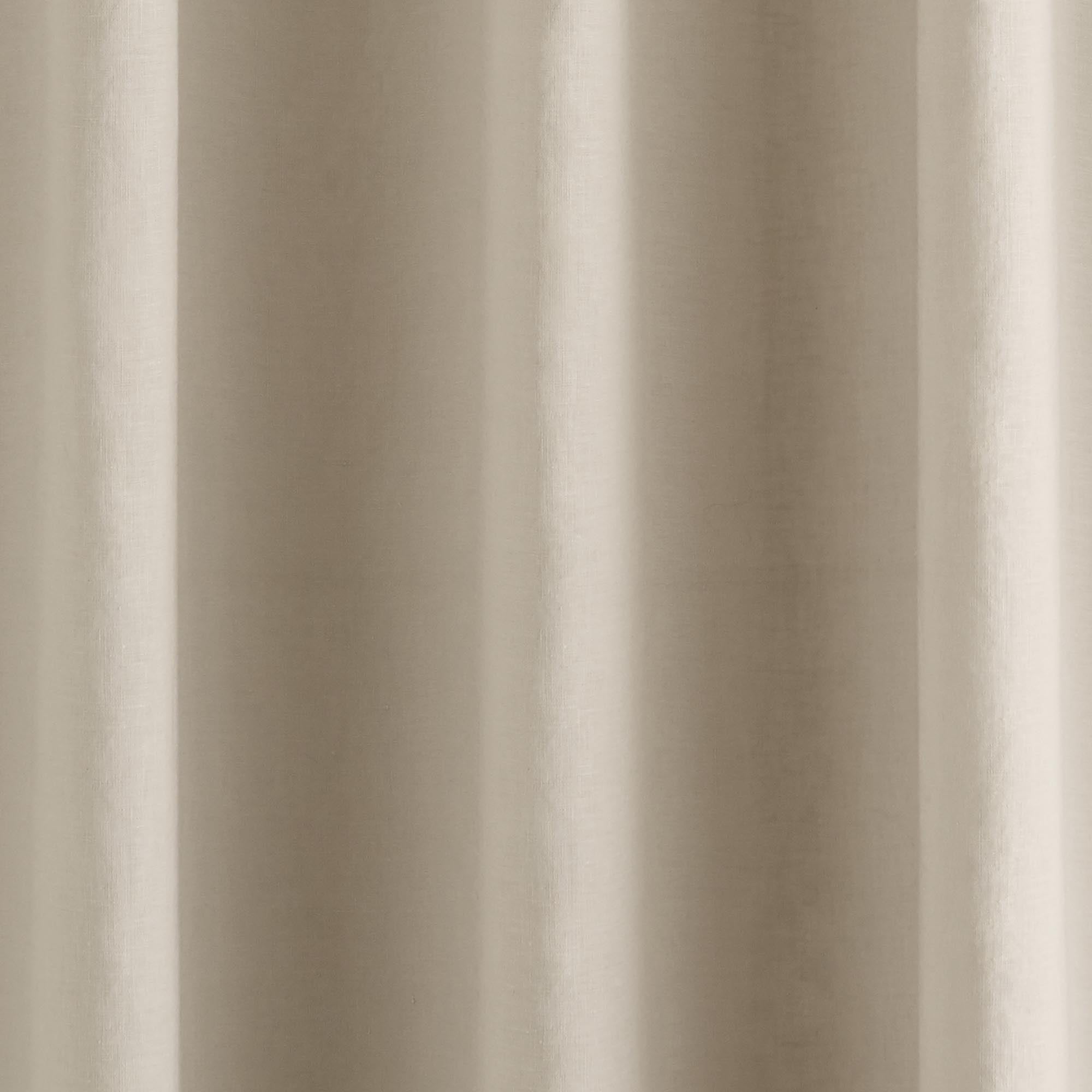 Rideau galon fronceur doublé occultant CARLINA calcaire