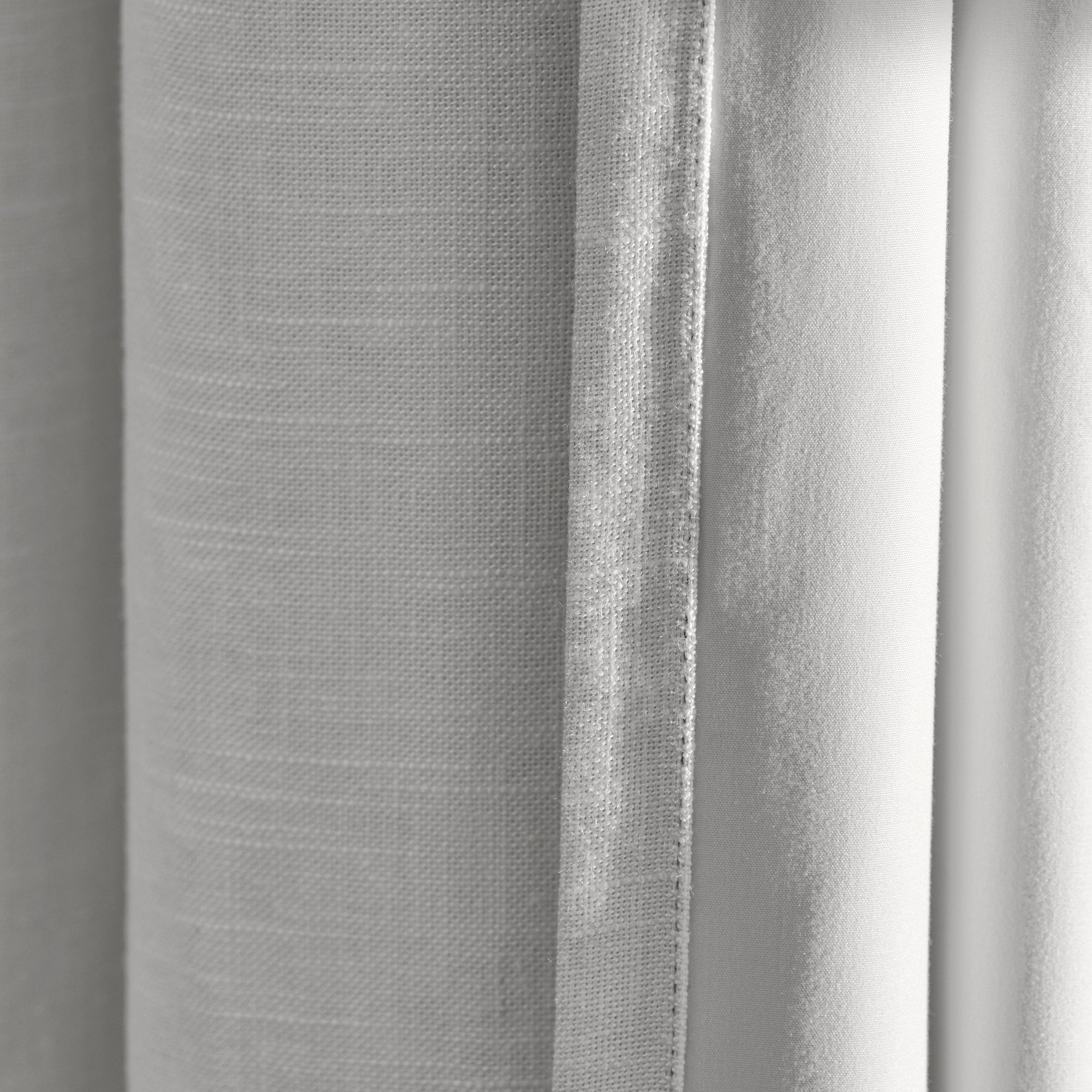 Rideau oeillets doublé occultant BELLAVISTA blanc