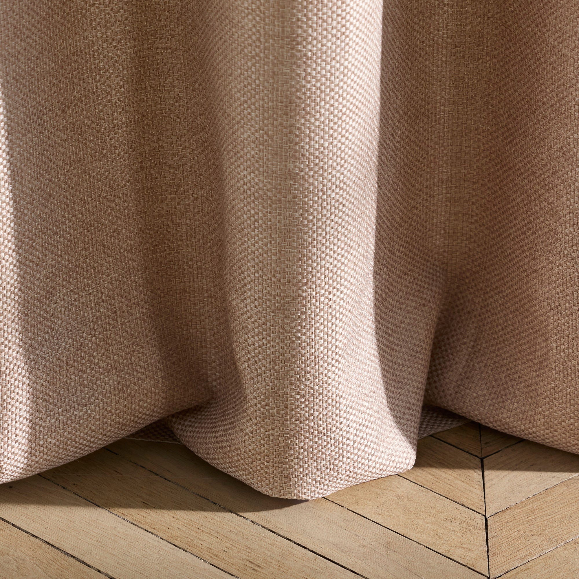 Rideau oeillets doublé thermique COCONUT beige clair