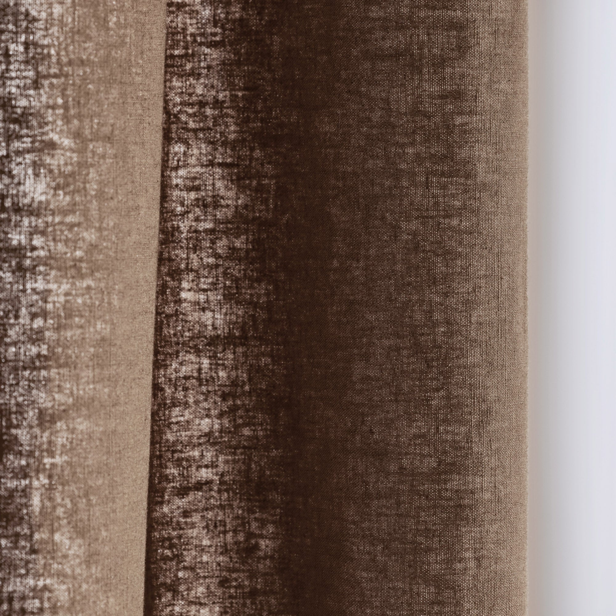 Rideau panneau LEOLINO brun smoky