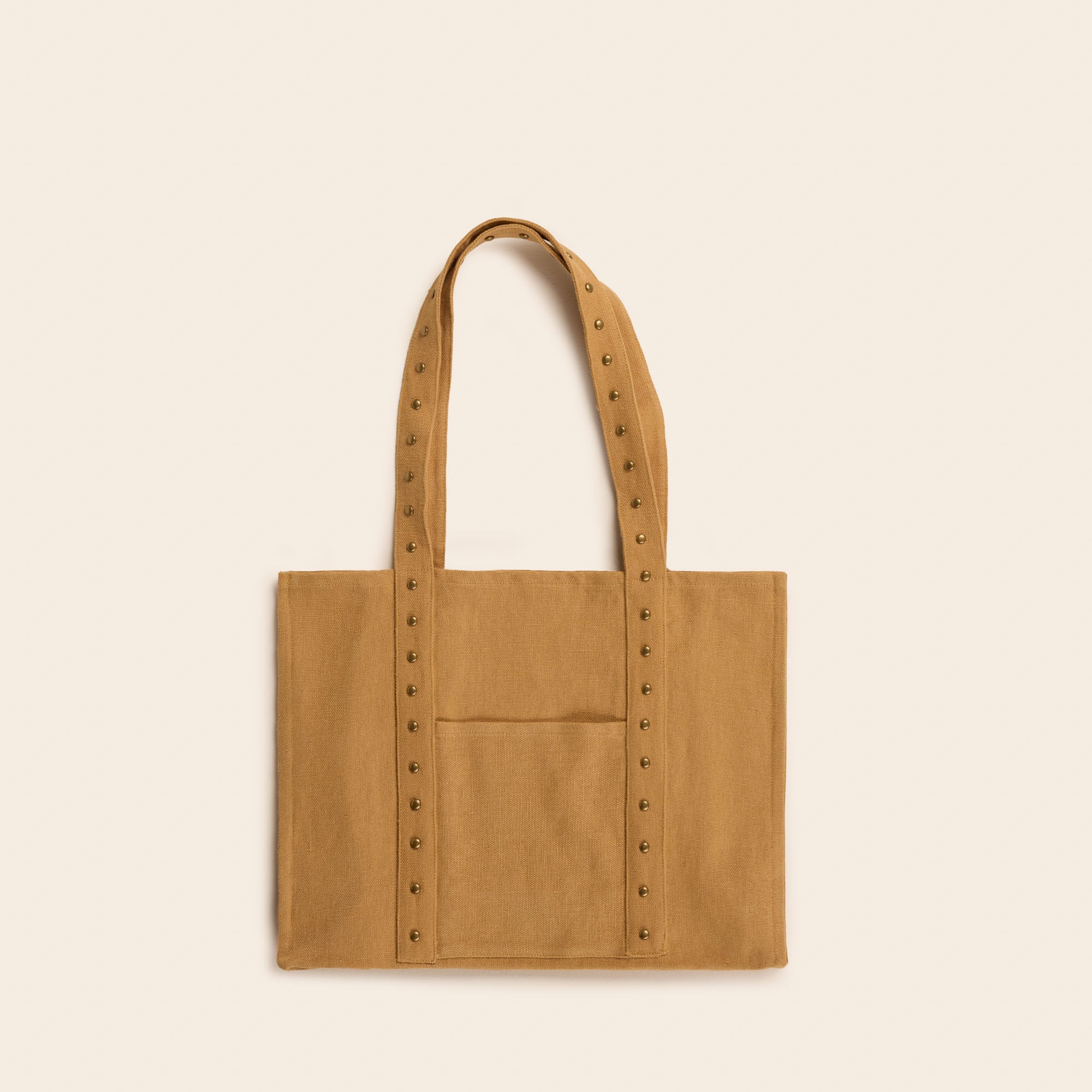 Sac NENIO jaune et clous laiton