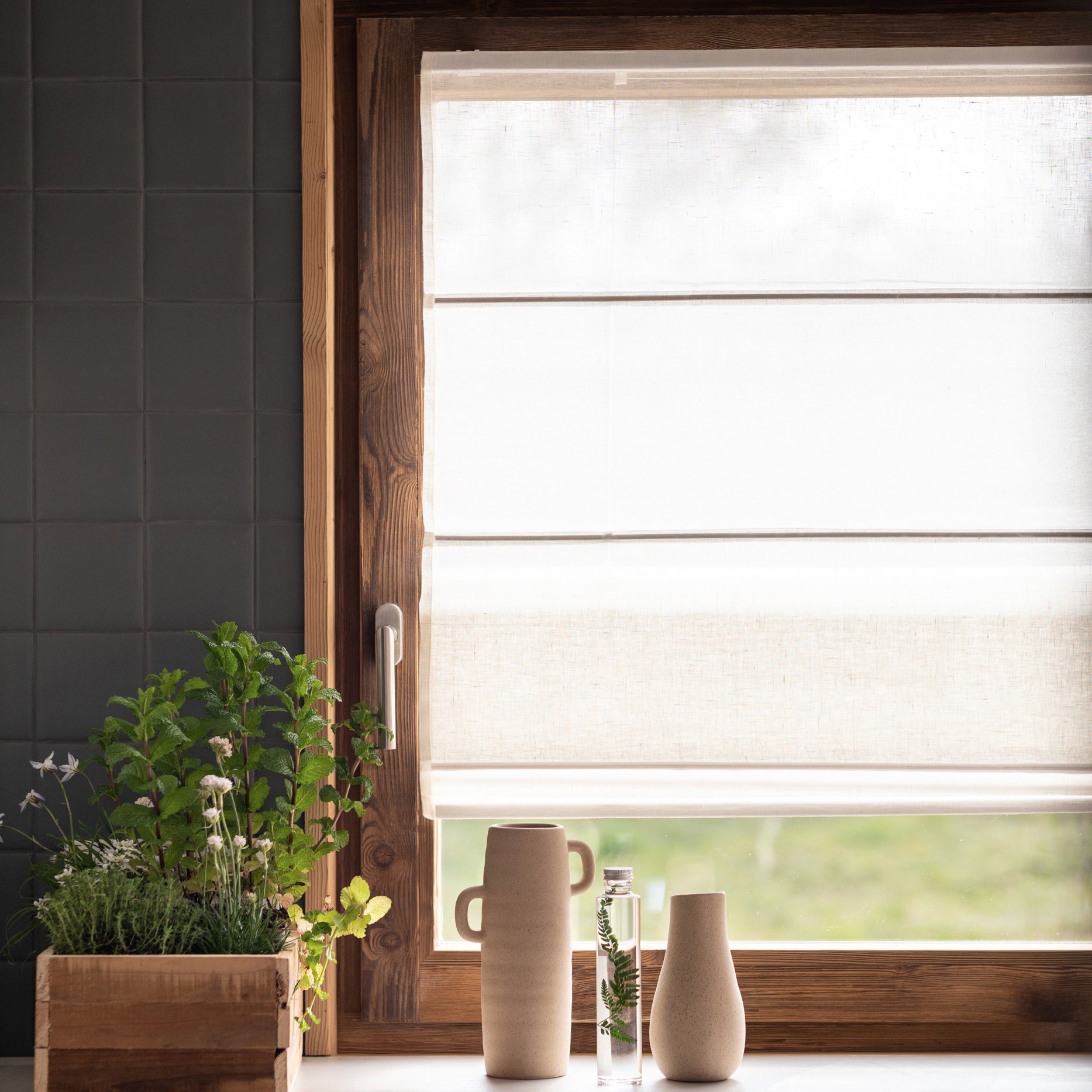 Store bateau CARLINA blanc pur