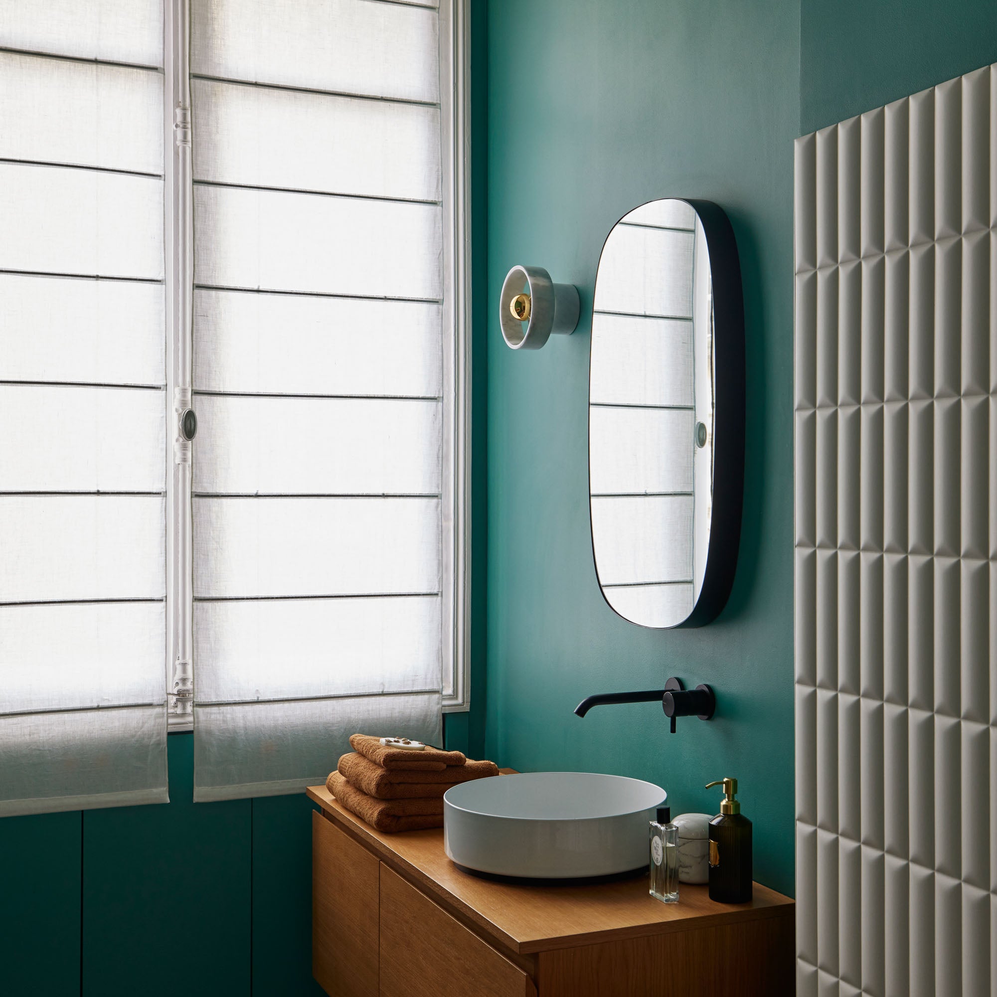 Store bateau CARLINA blanc pur