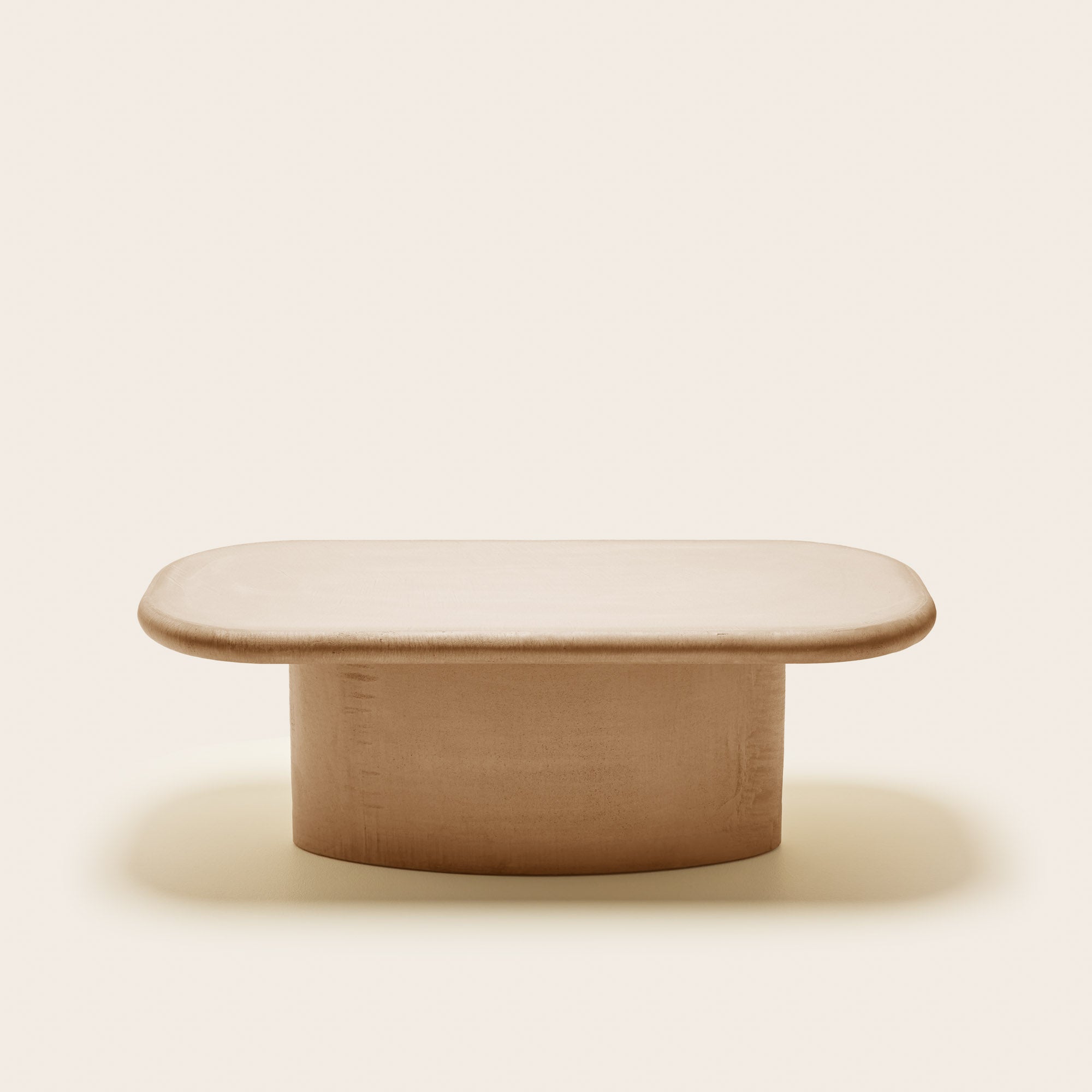 Table basse CALIX beige poudré