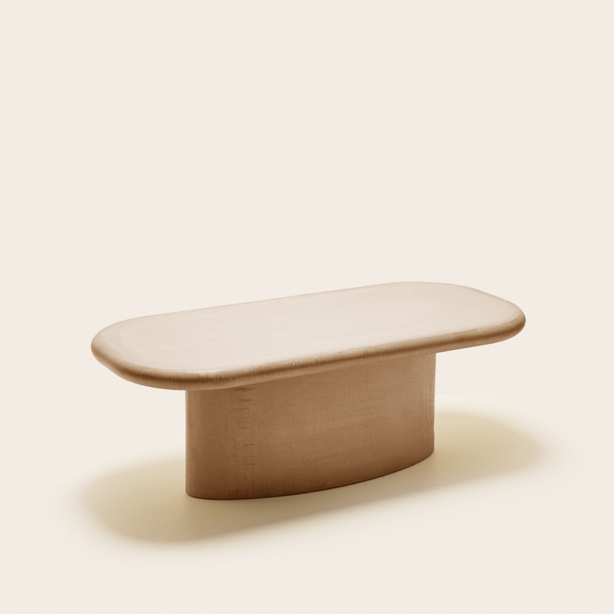Table basse CALIX beige poudré