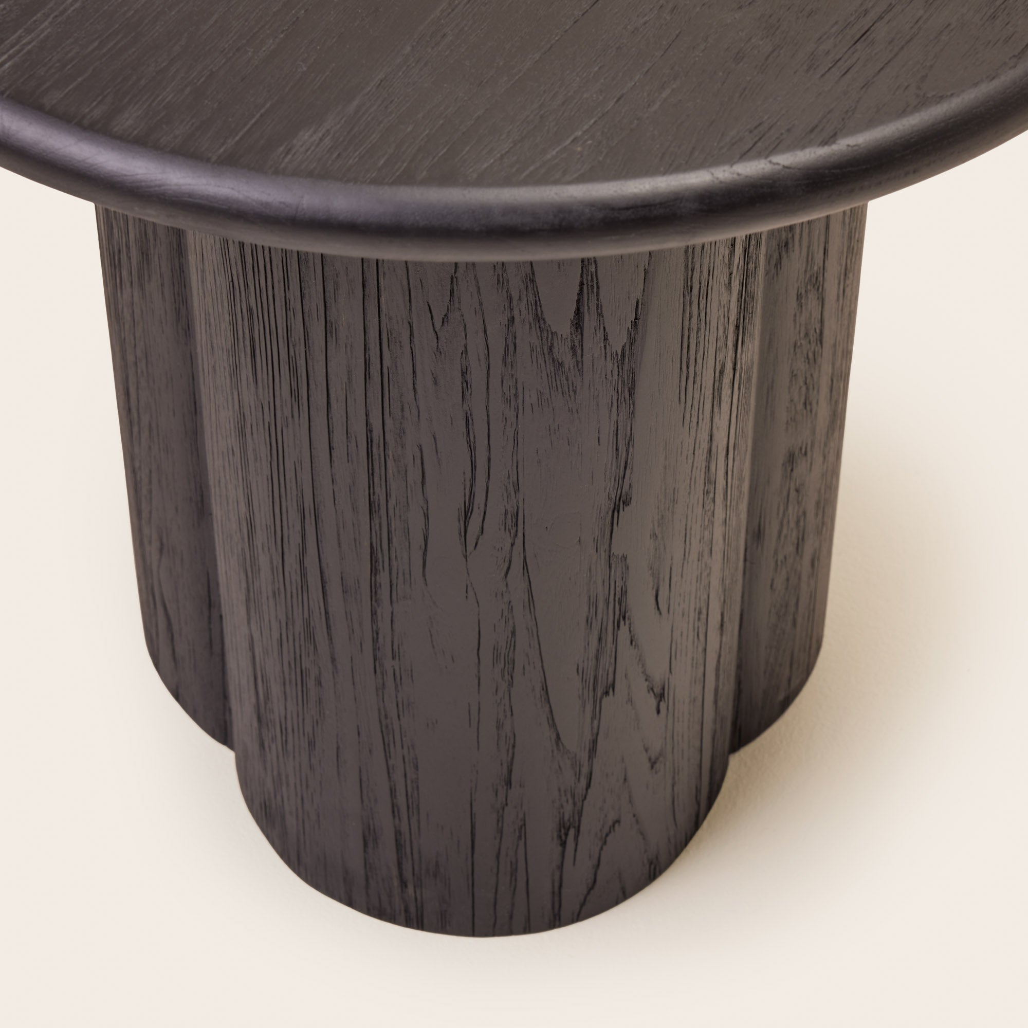 Table d'appoint MYRIA teck recyclé noir | mobile_slider