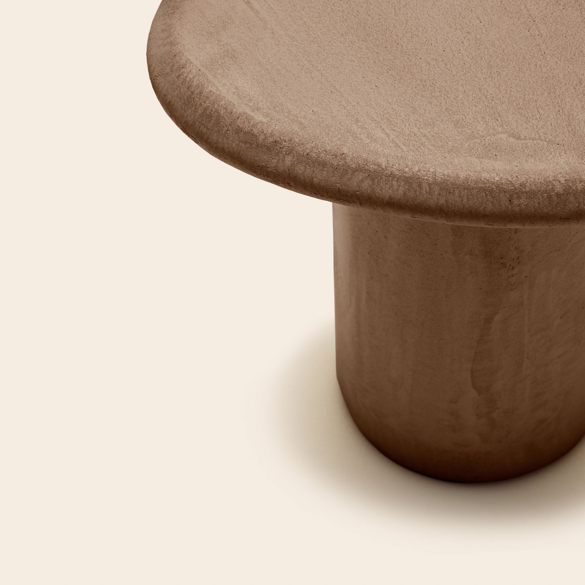 Table d'appoint MYRKO terre brune
