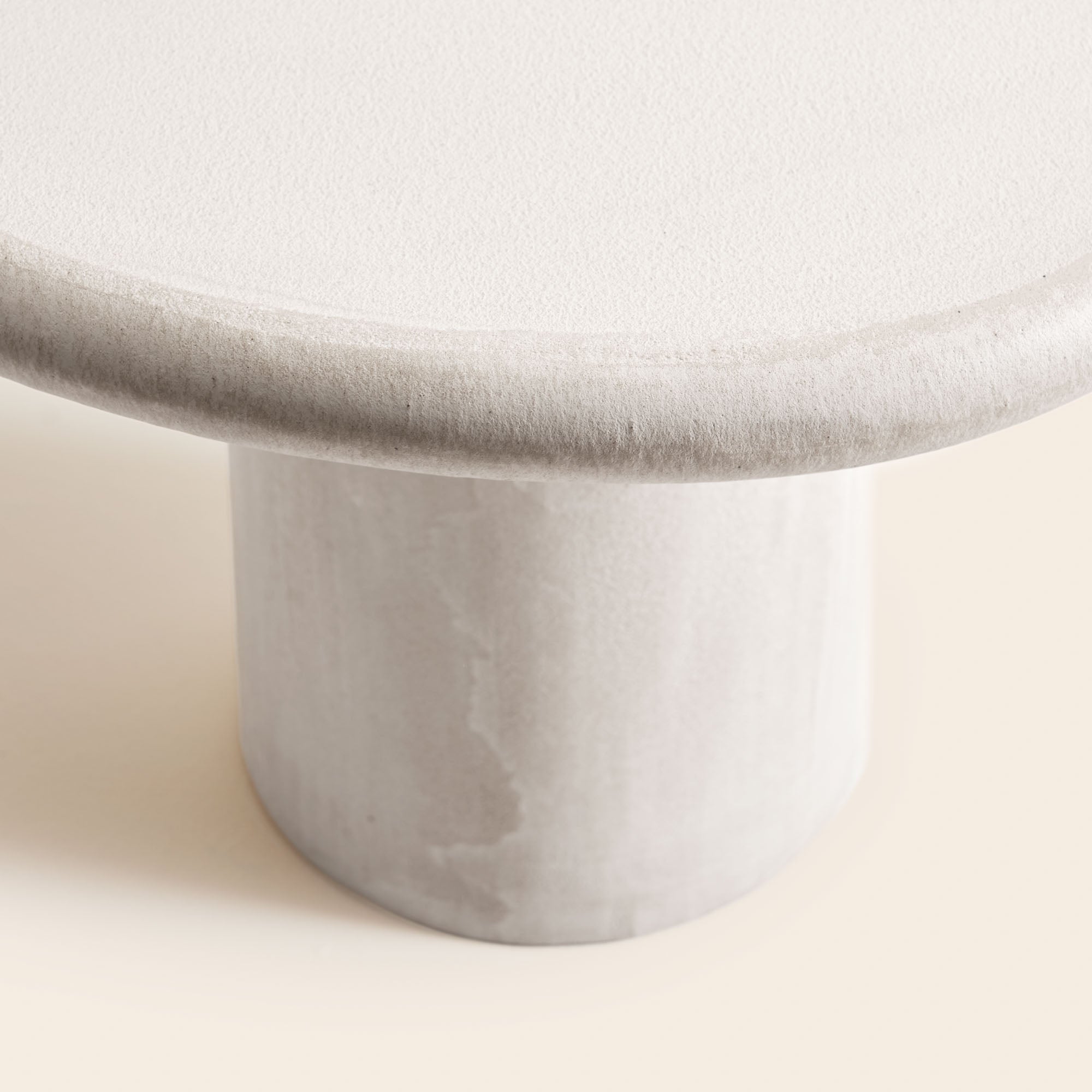 Table d'appoint MYRKO blanc minéral