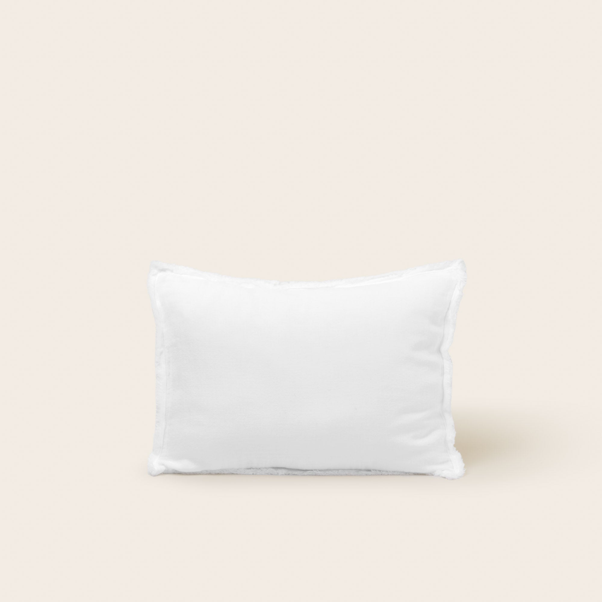 Taie d'oreiller LOU blanc coton