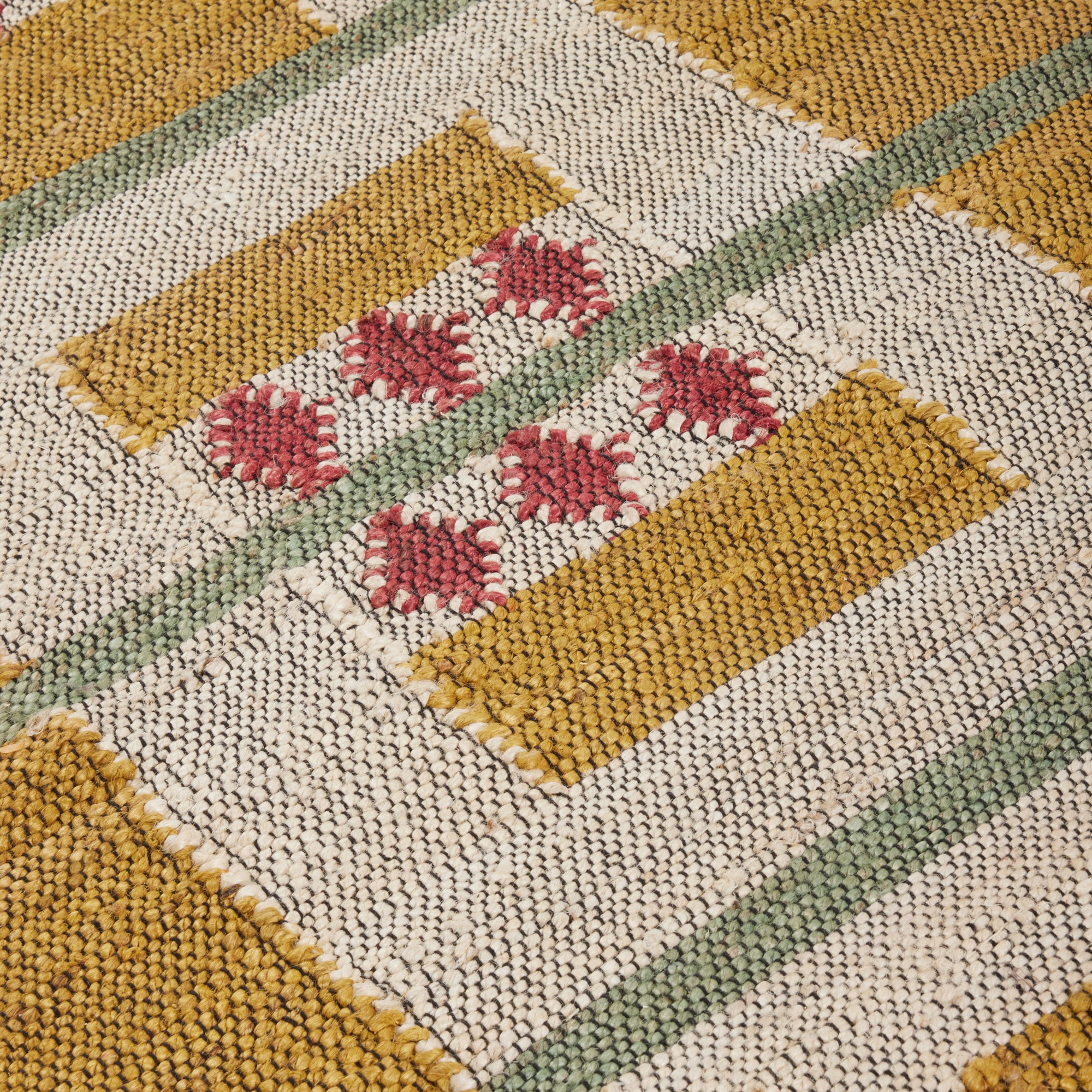 Tapis de sol ANDONI jaune et rose