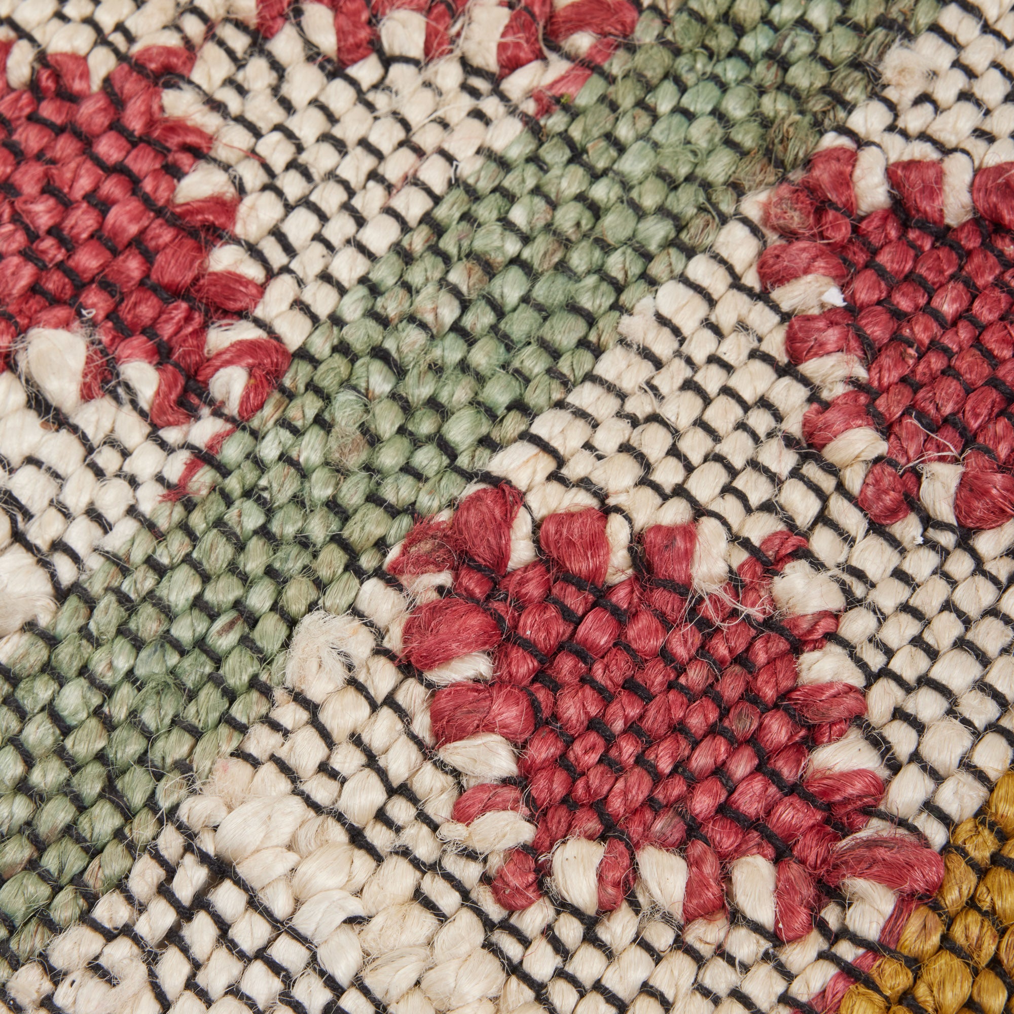 Tapis de sol ANDONI jaune et rose