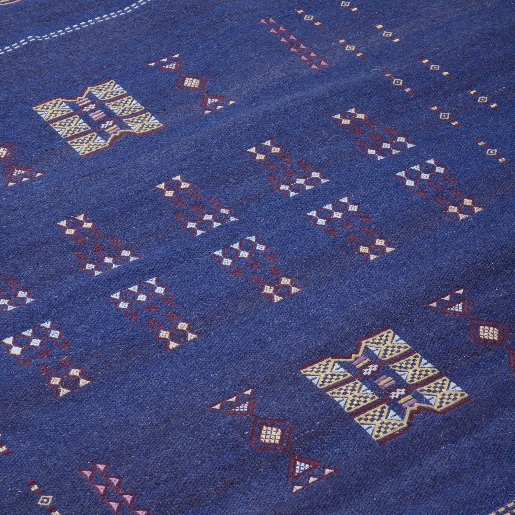 Tapis de sol ARSALANE bleu outremer