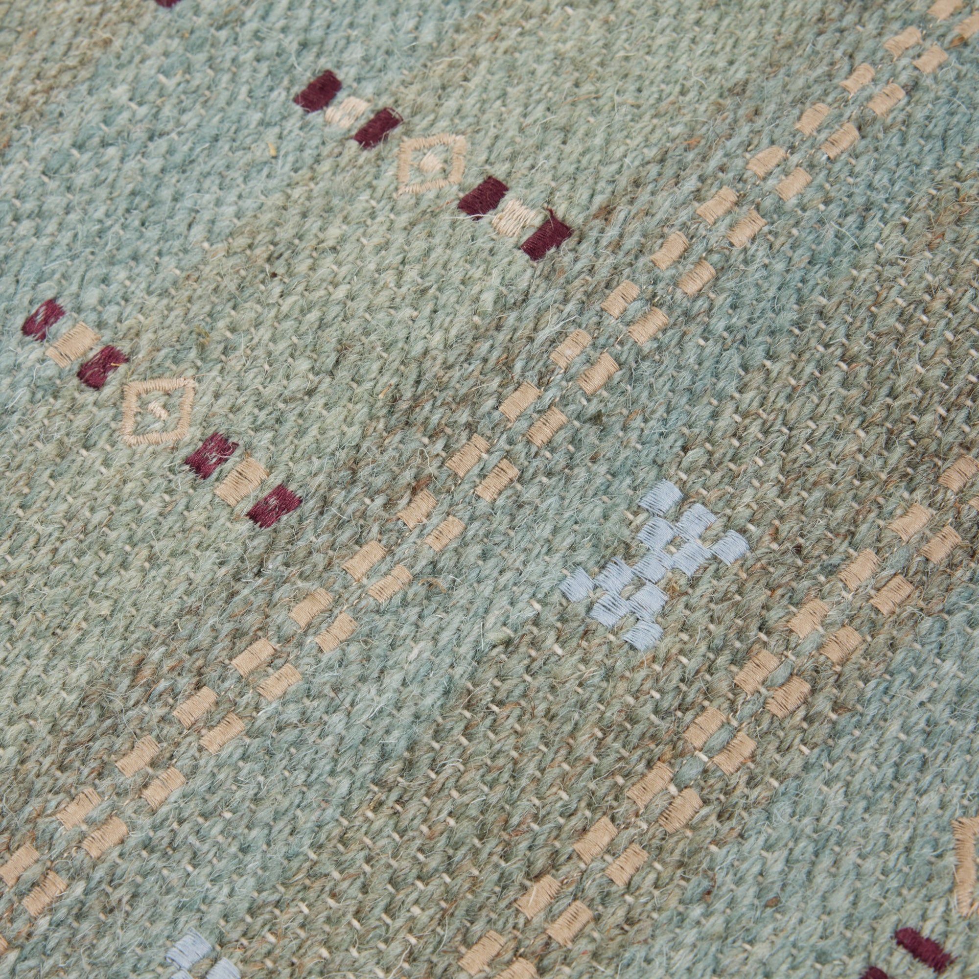 ARSALANE grün-graue Bodenmatte