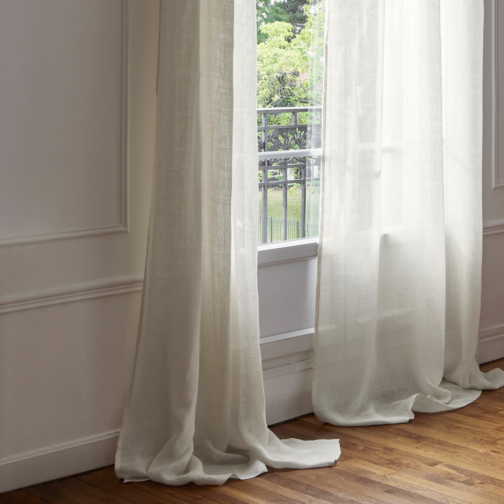 Voilage à galon fronceur CORINTHE ivoire