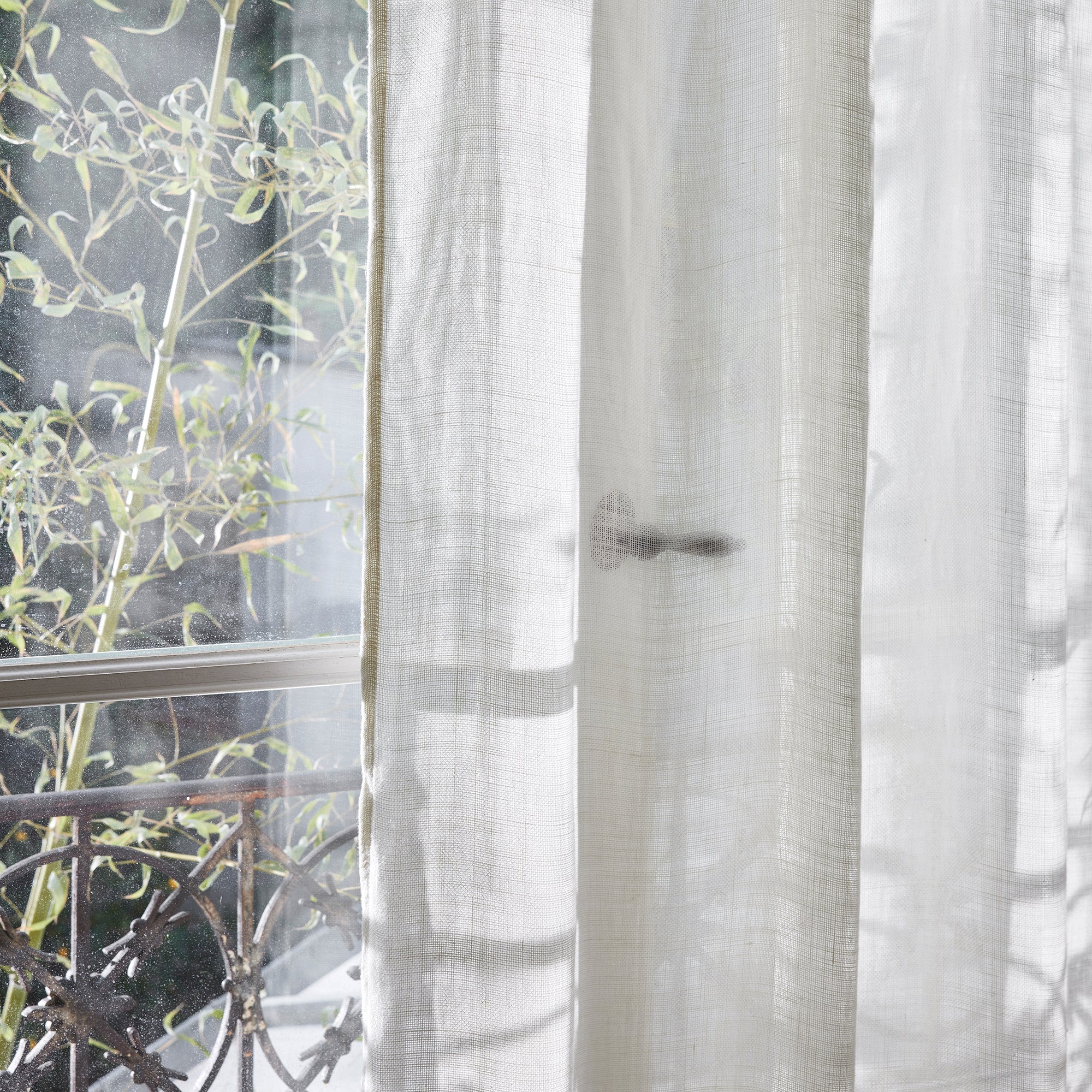 Voilage à passants CORINTHE ivoire