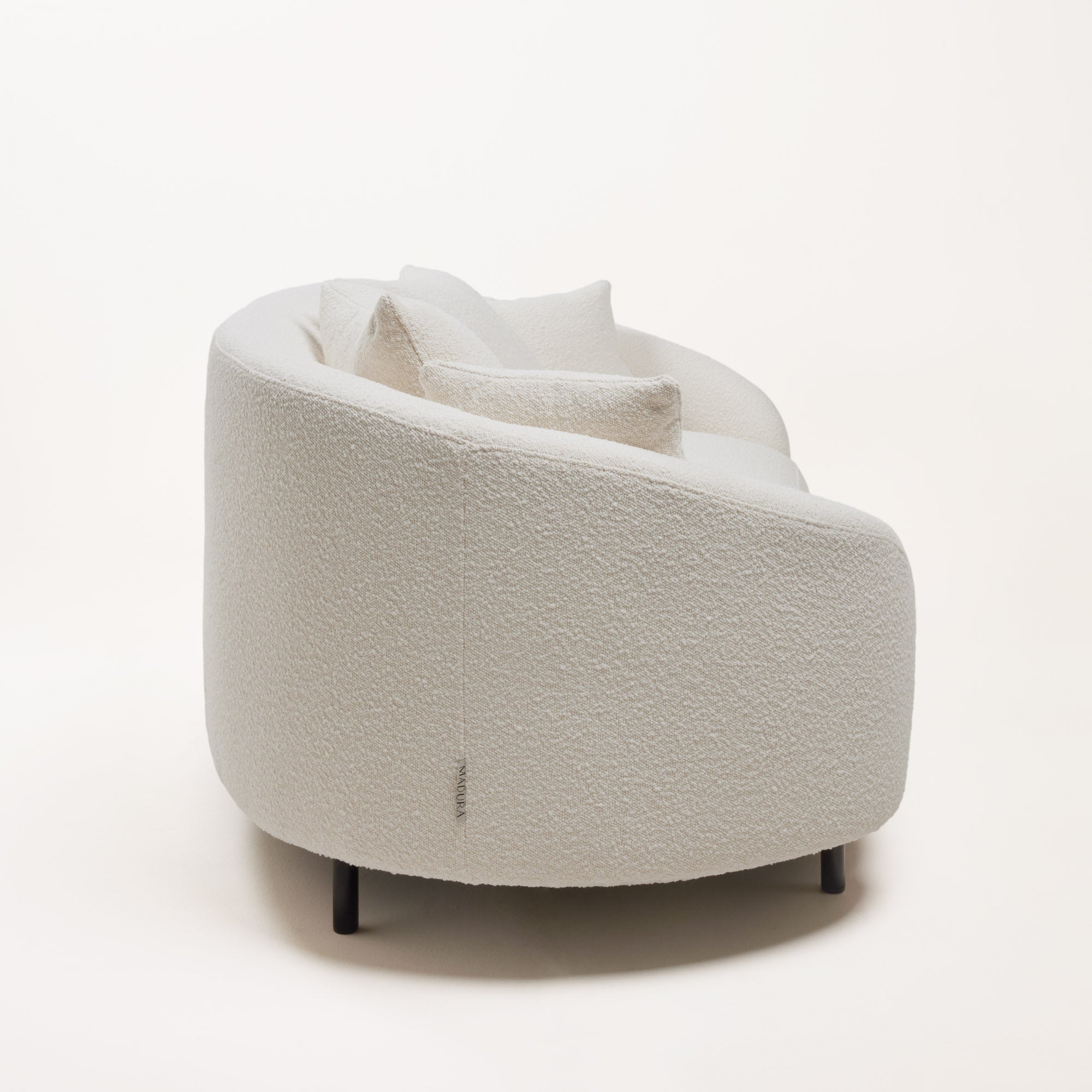 2-seater sofa JULIKA sym ecru curly