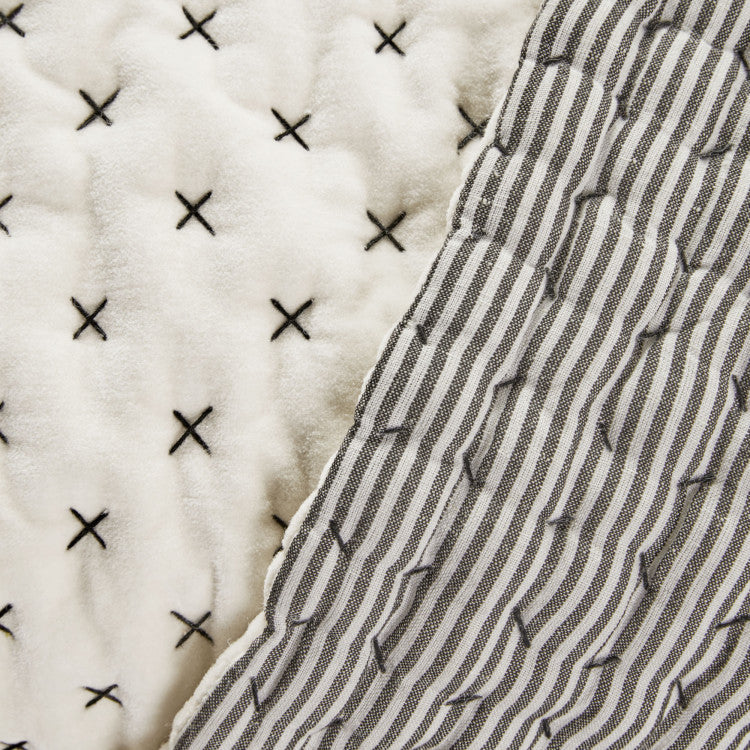 Couvre-lit matelassé MALO craie