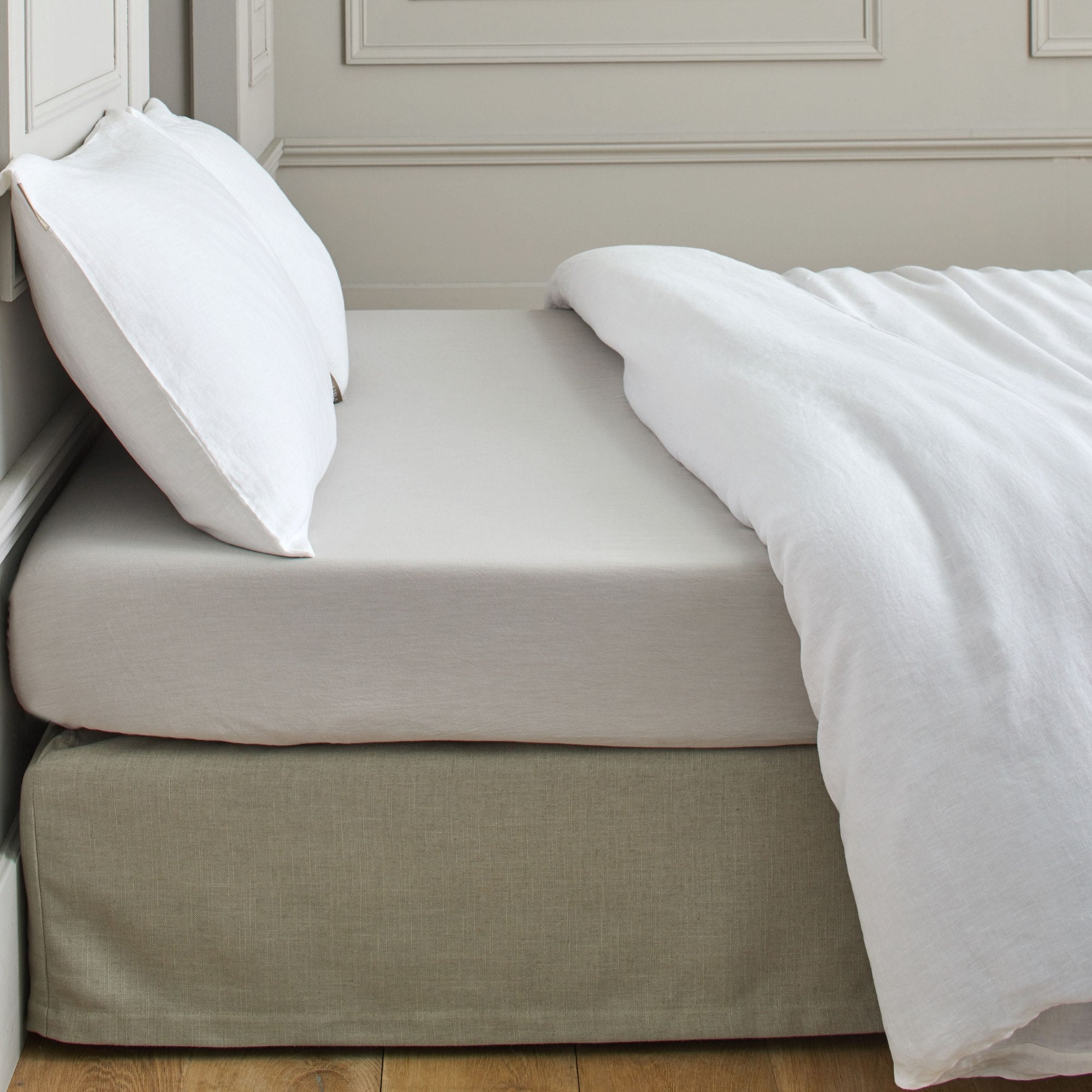 LIAM fitted sheet beige