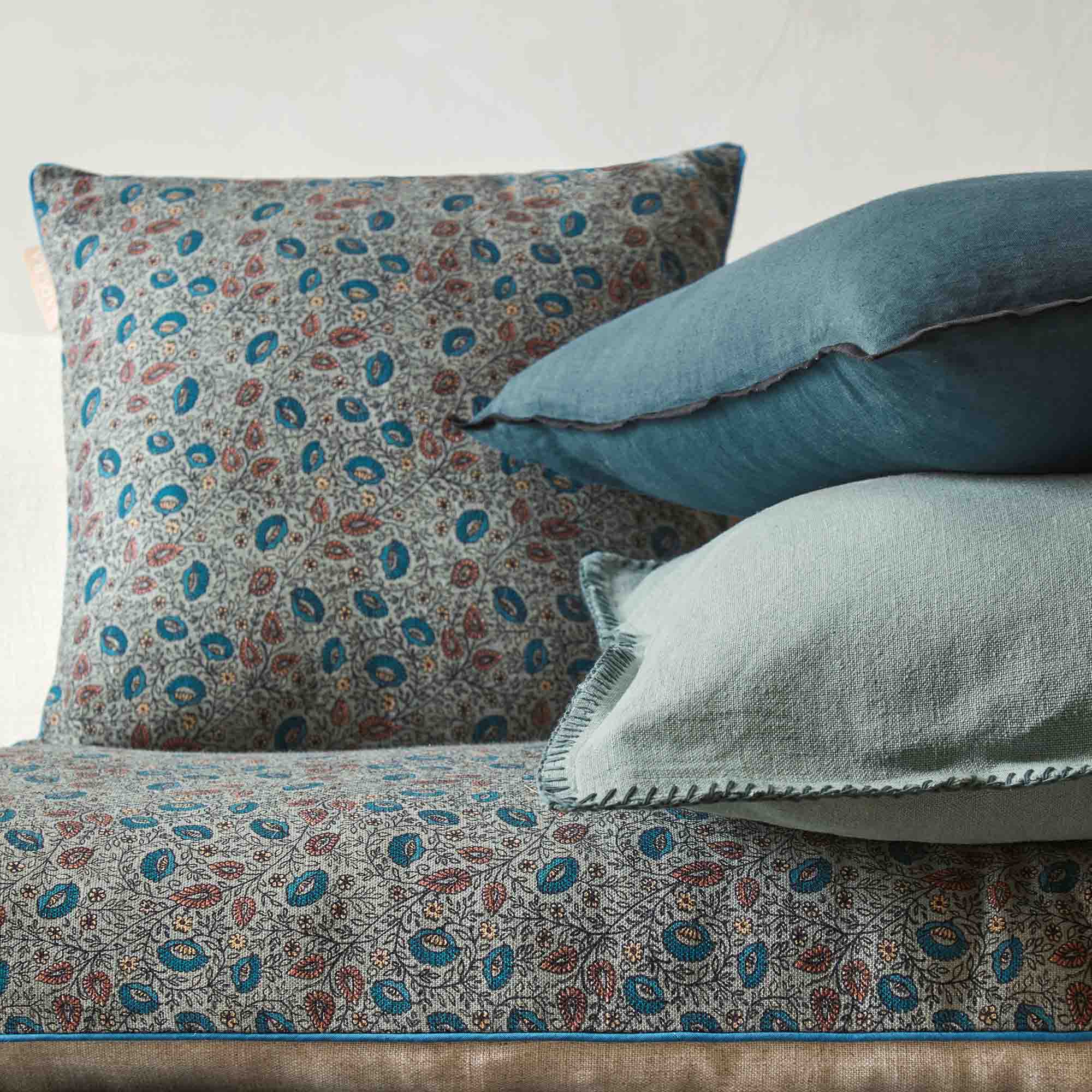 Housse d'édredon ANUSHA vert