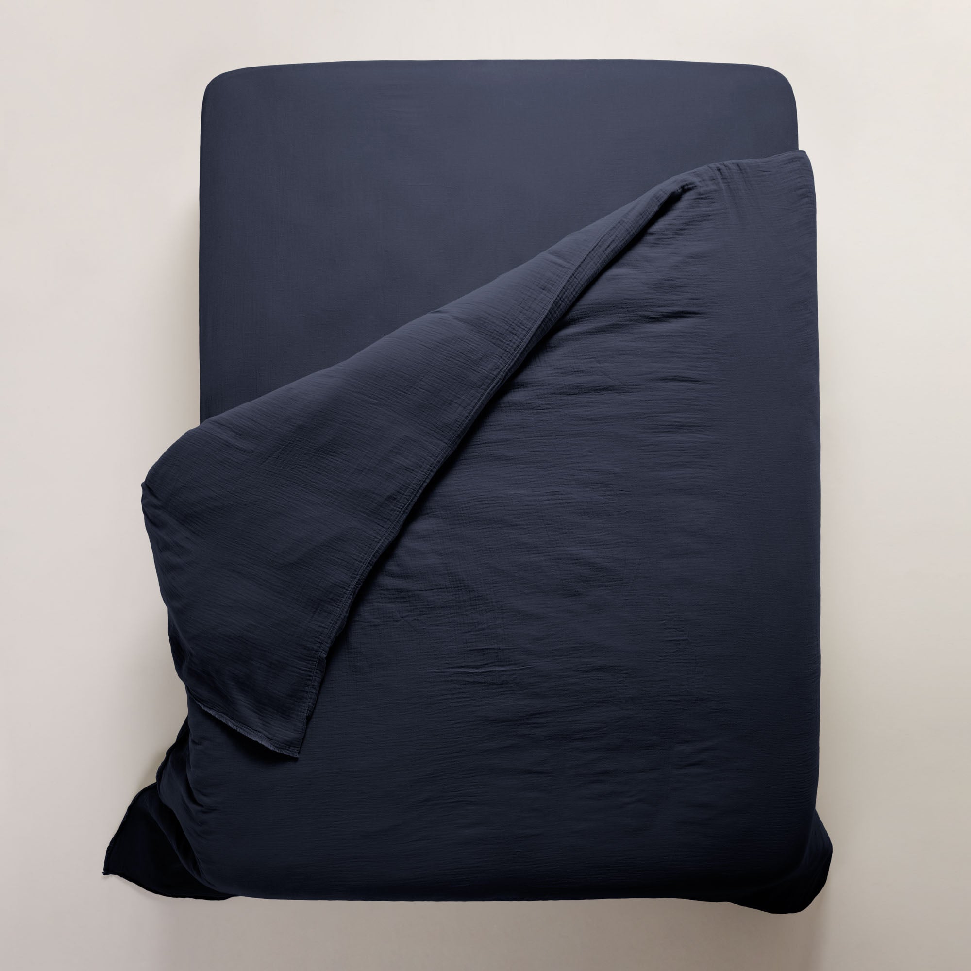 Housse de couette LOU encre bleue