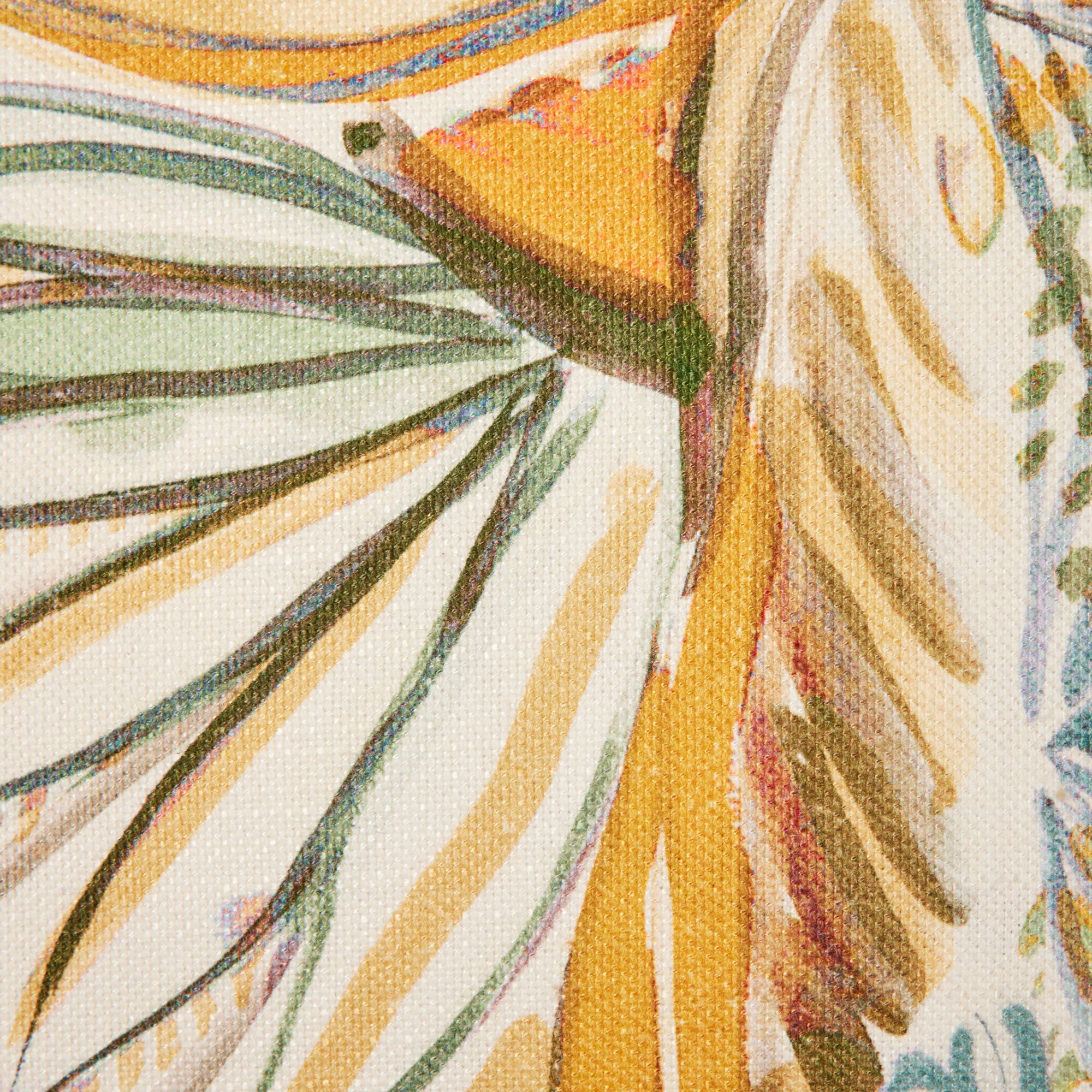 Housse de coussin AQUARELA ivoire et pastel