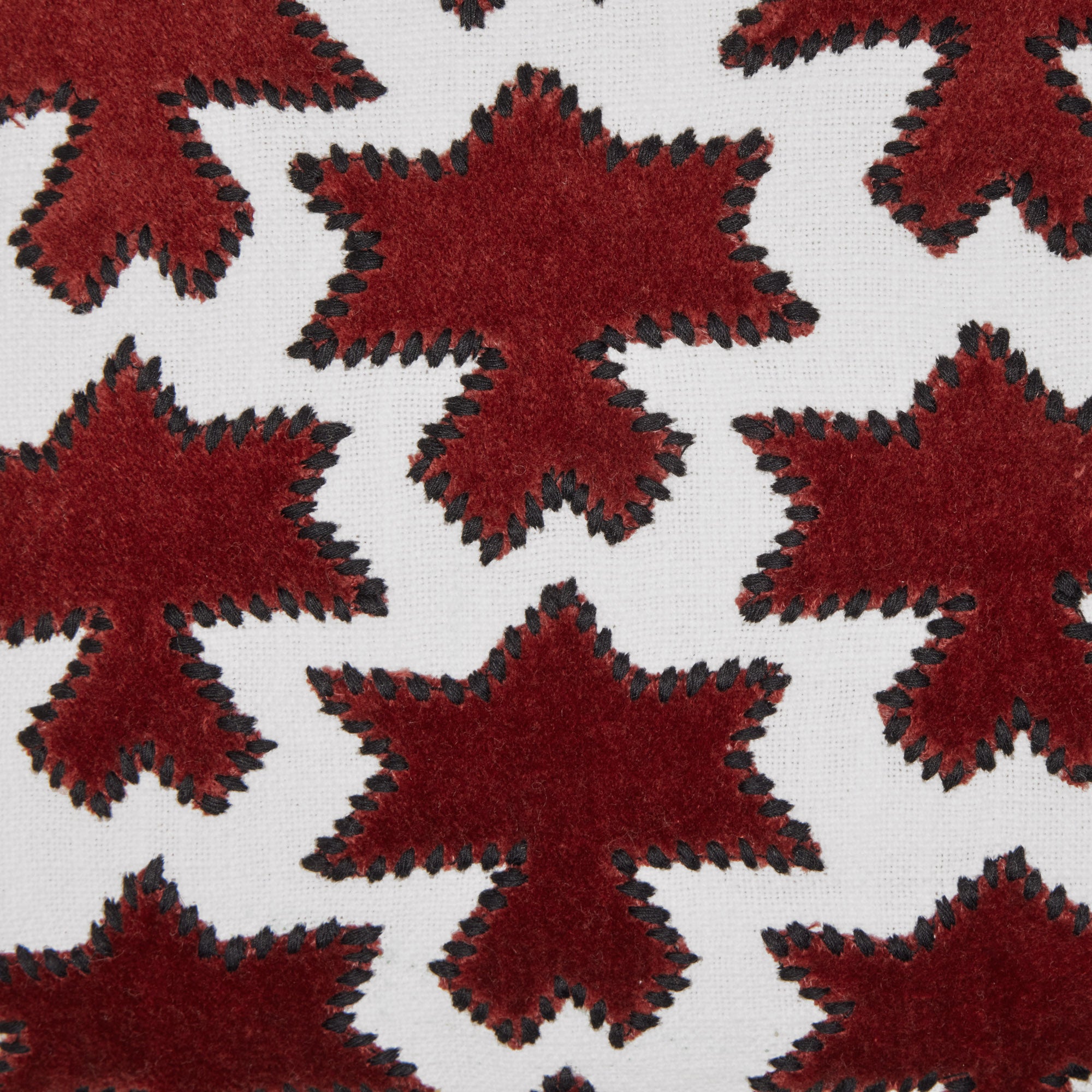 Housse de coussin KAKTUS rouge sangria