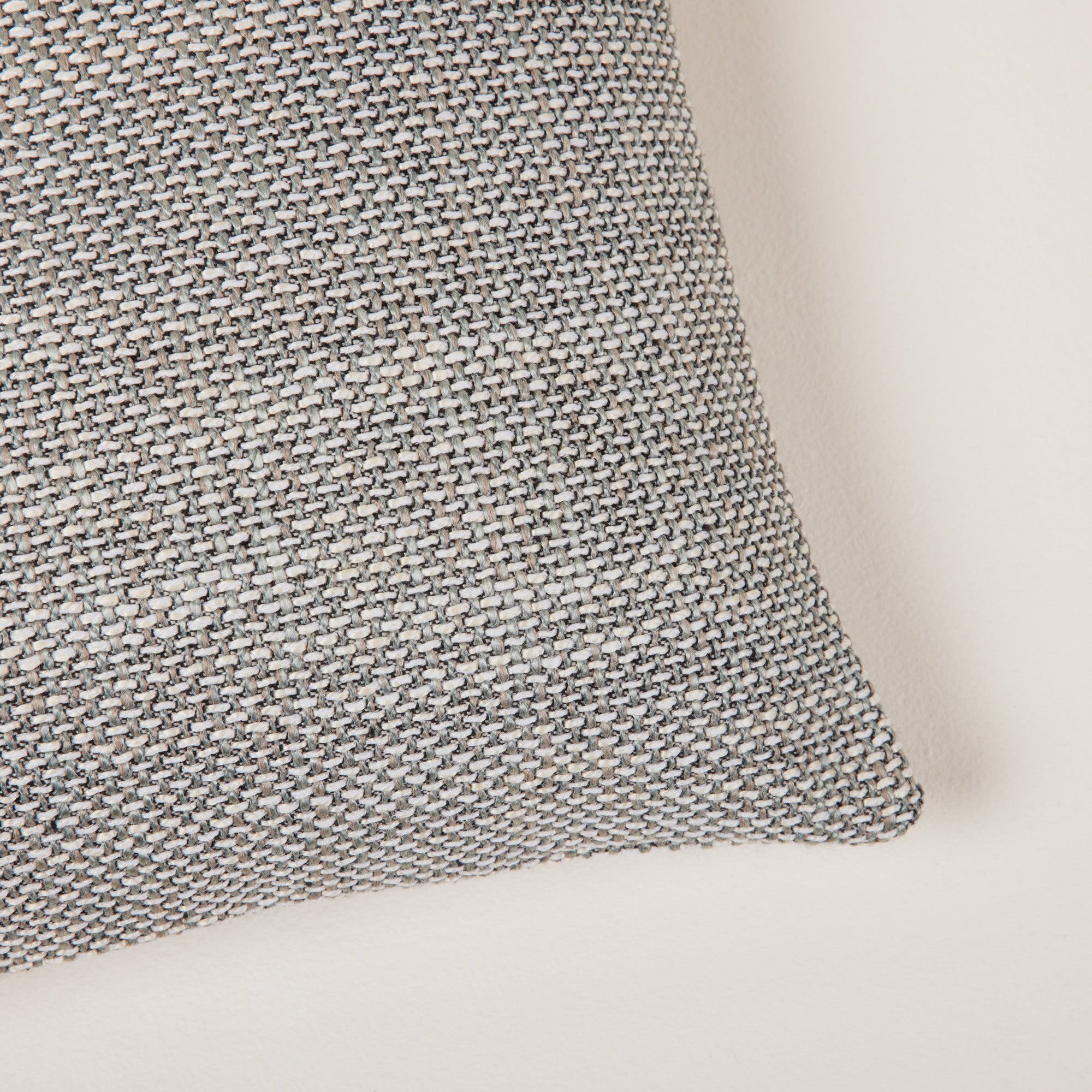 Housse de coussin NATALI céladon chiné