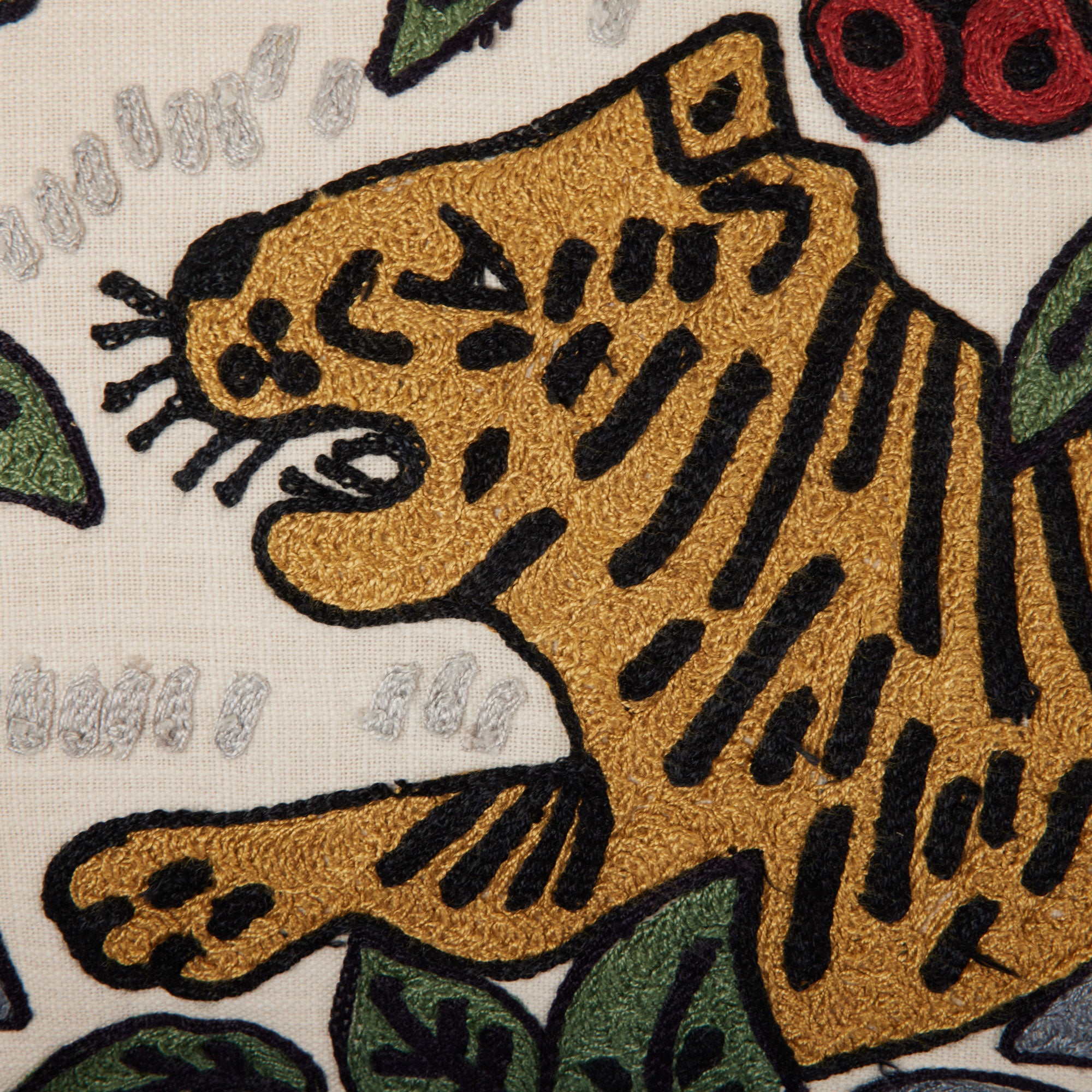 Housse de coussin TIGRIS ivoire