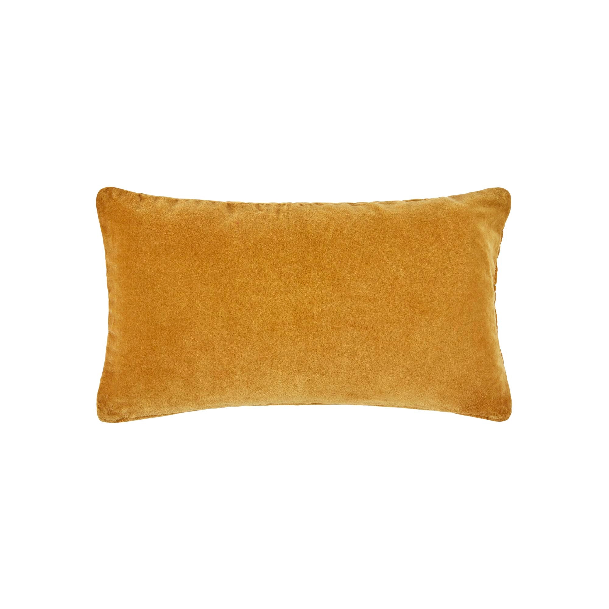 Housse de coussin TRISTAN jaune ocre