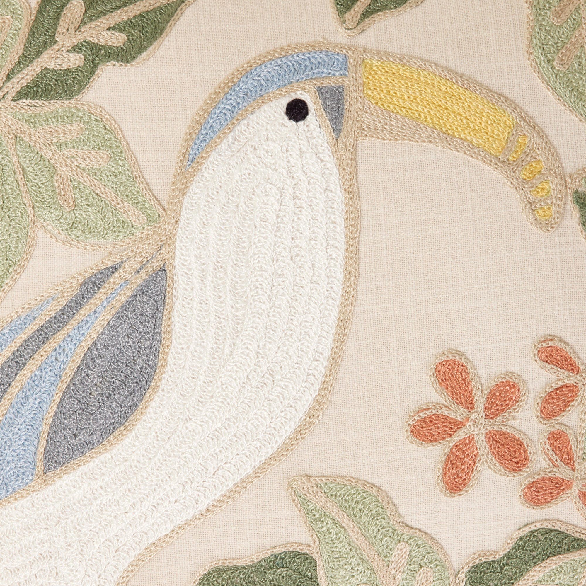 Housse de coussin TUCANA pastel