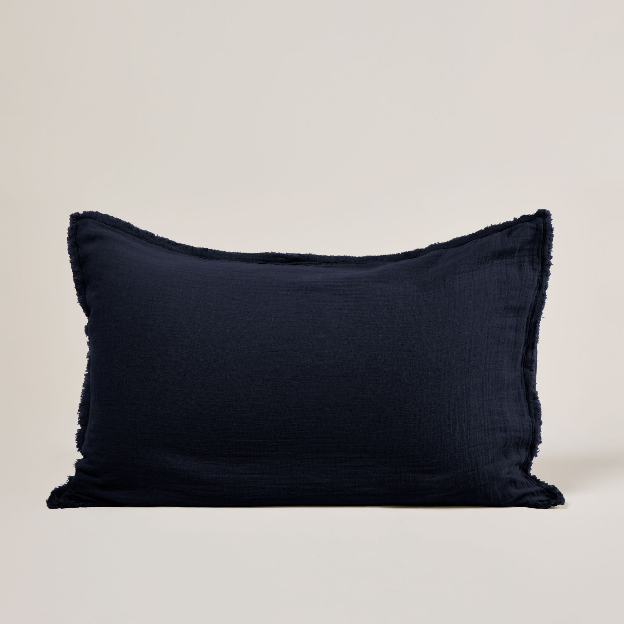 Lot de 2 taies d'oreiller LOU encre bleue