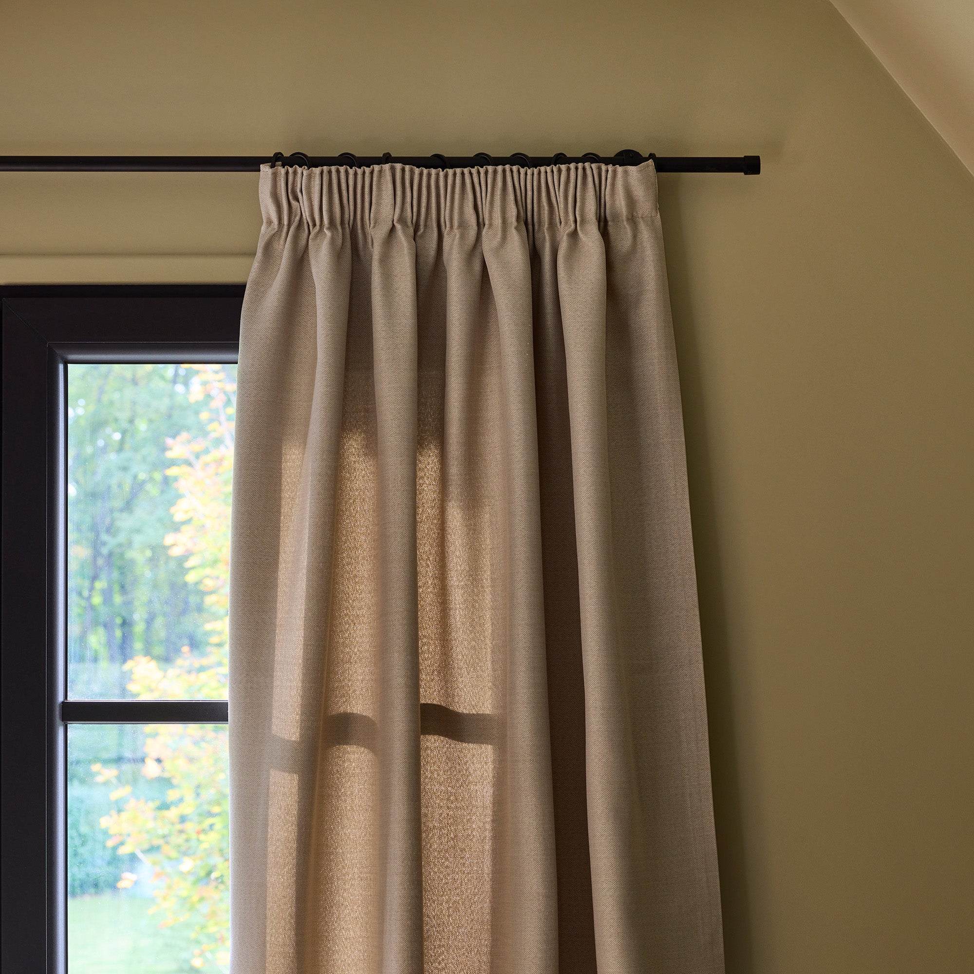 Occultant à galon fronceur LINA naturel