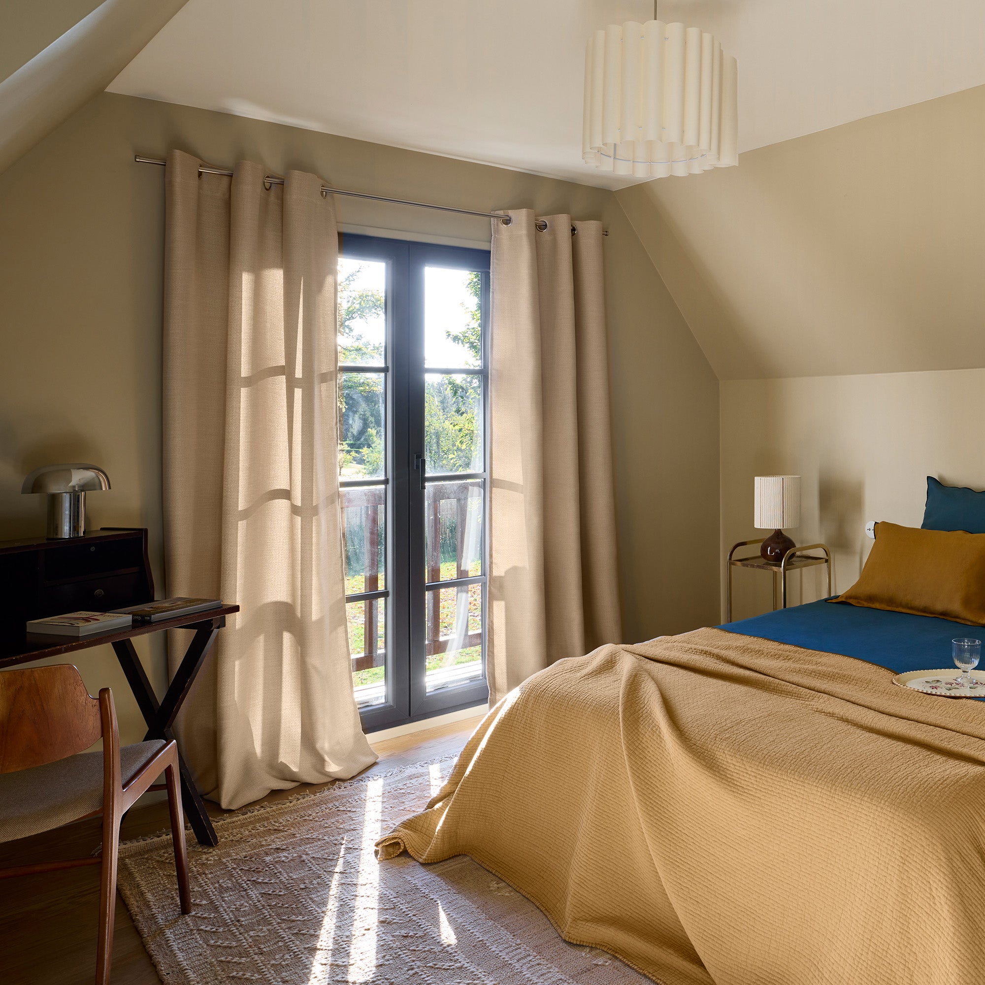 Occultant à oeillets LINA naturel