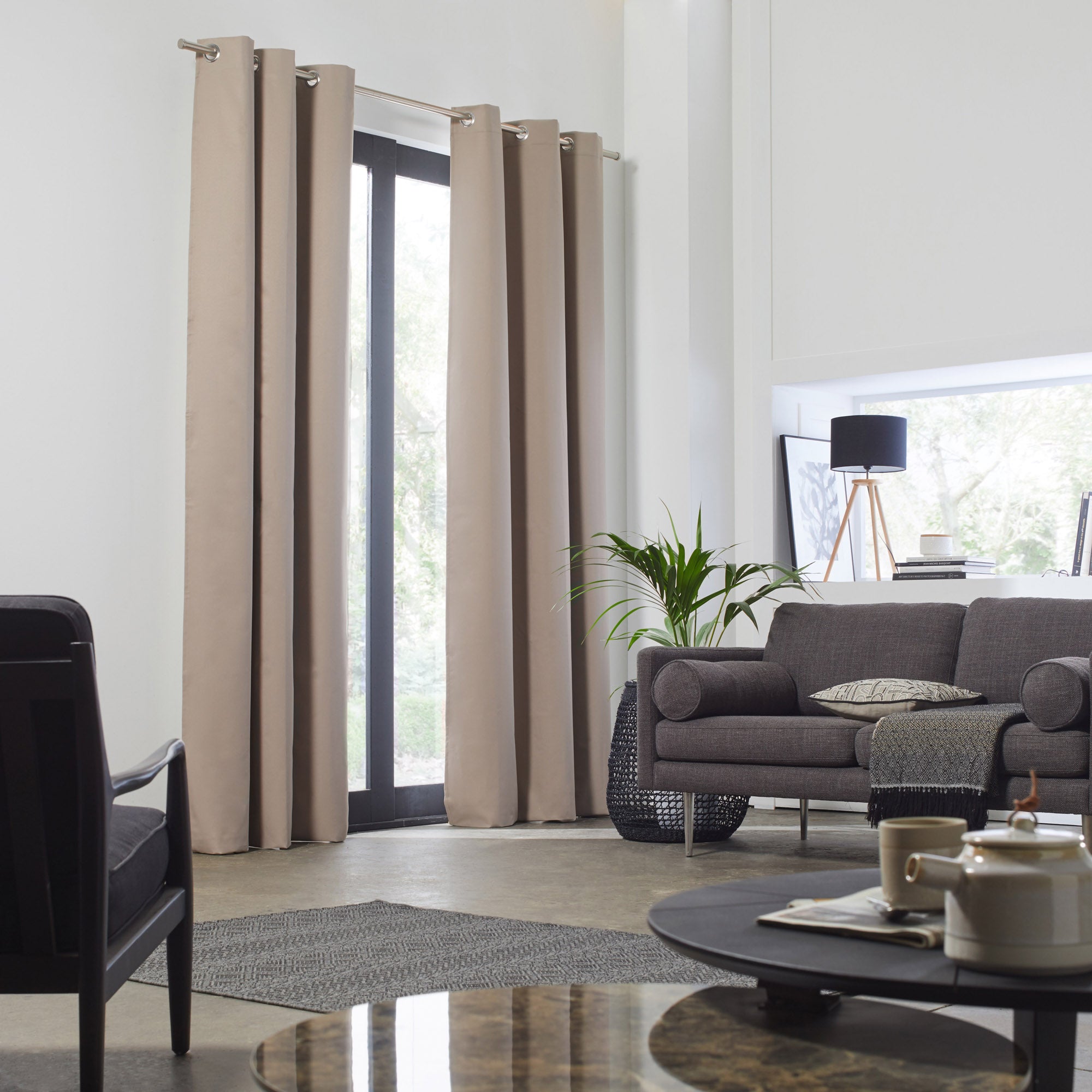 Occultant à oeillets OCCULTANT chrome