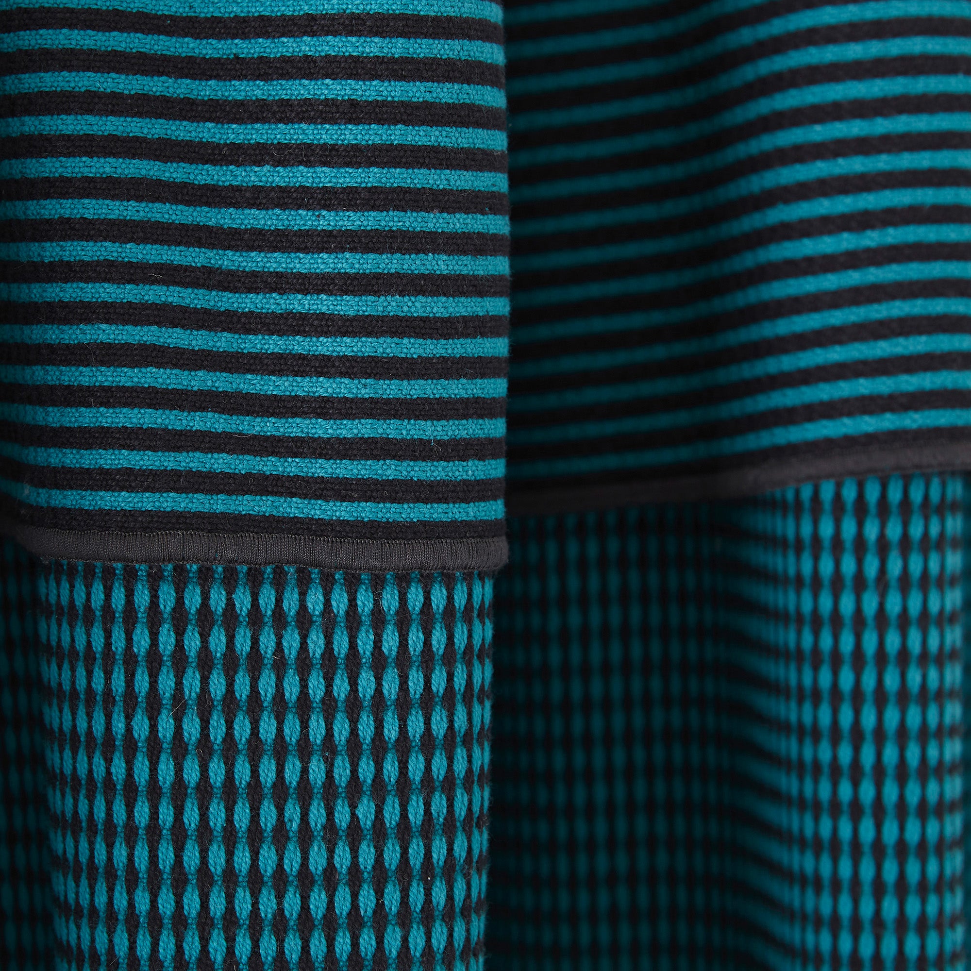 Panneau DONNIE bleu canard et noir